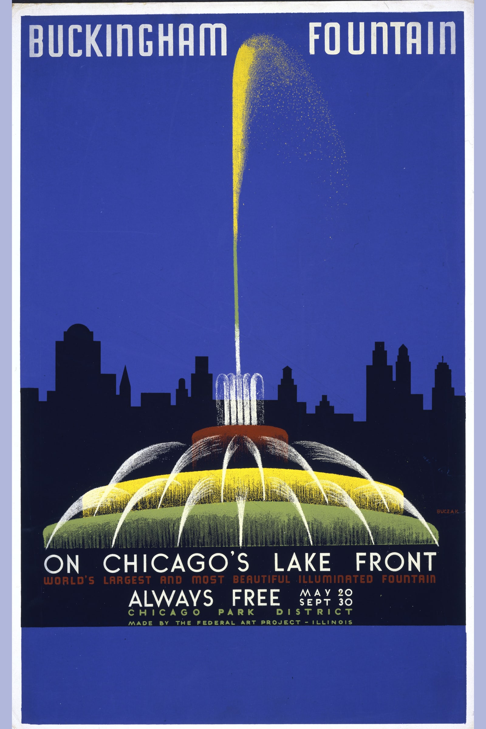 Buckingham Fountain — On Chicago's Lake Front