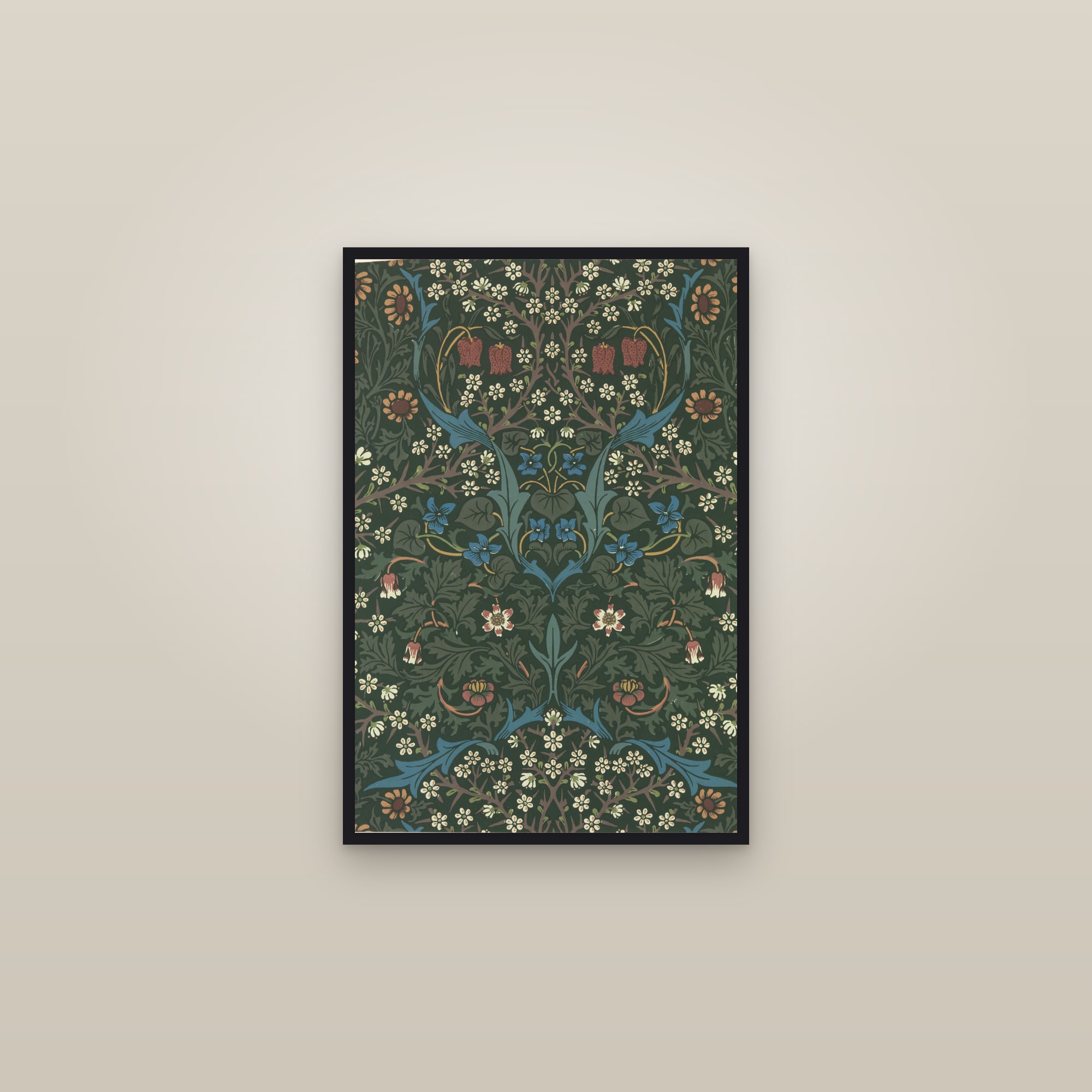 Blackthorn — framed in a gallery setting