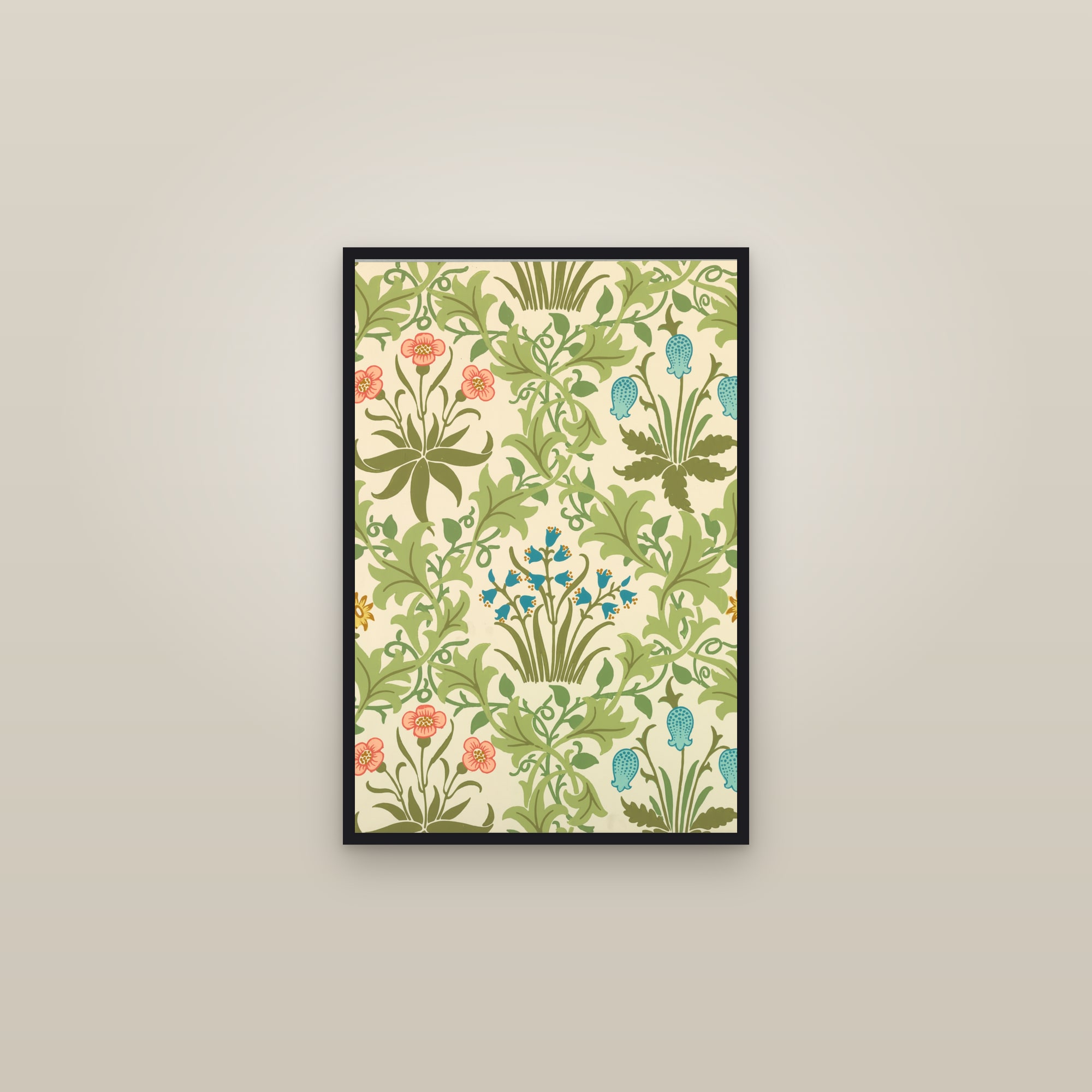 Celandine — framed in a gallery setting