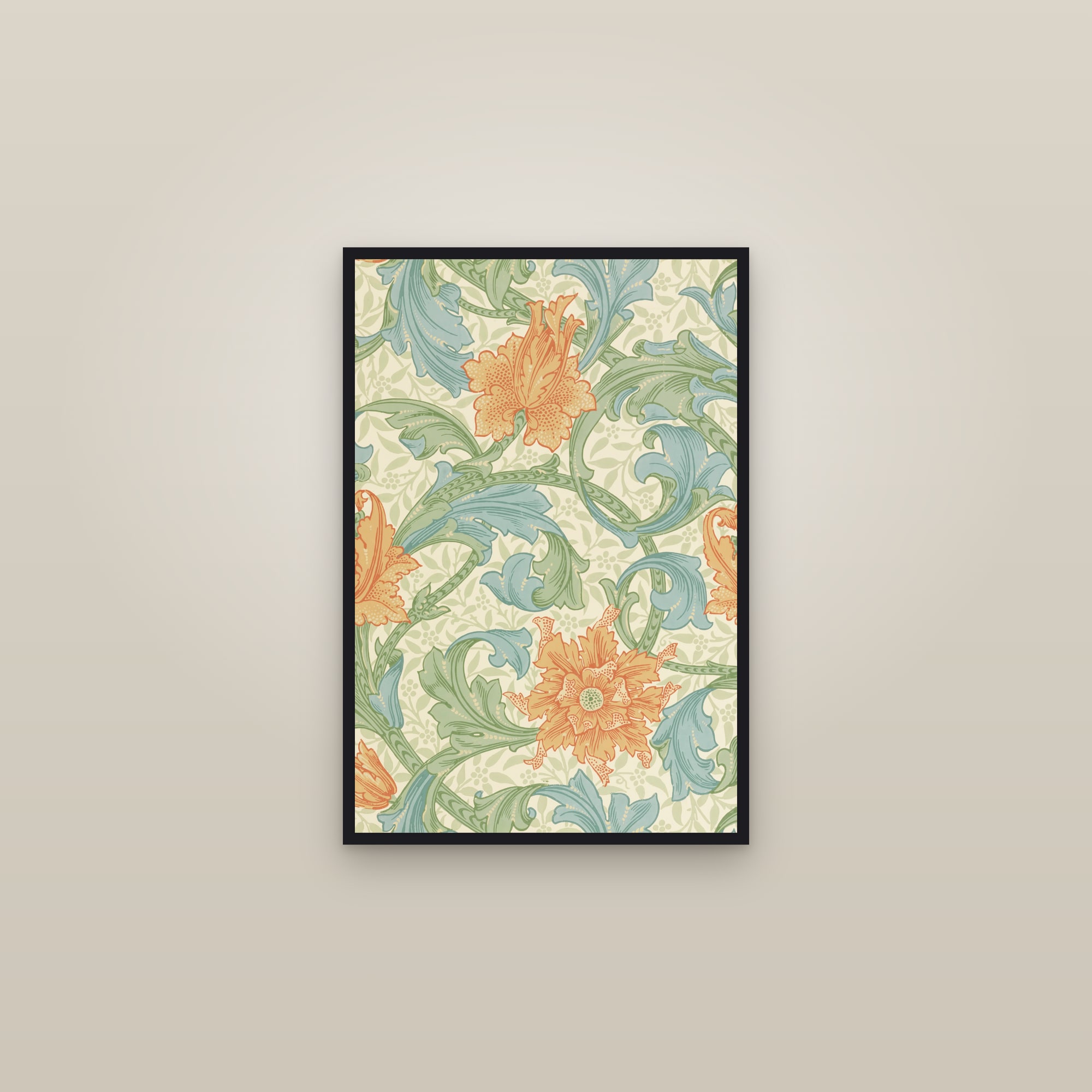 Single Stem — framed in a gallery setting
