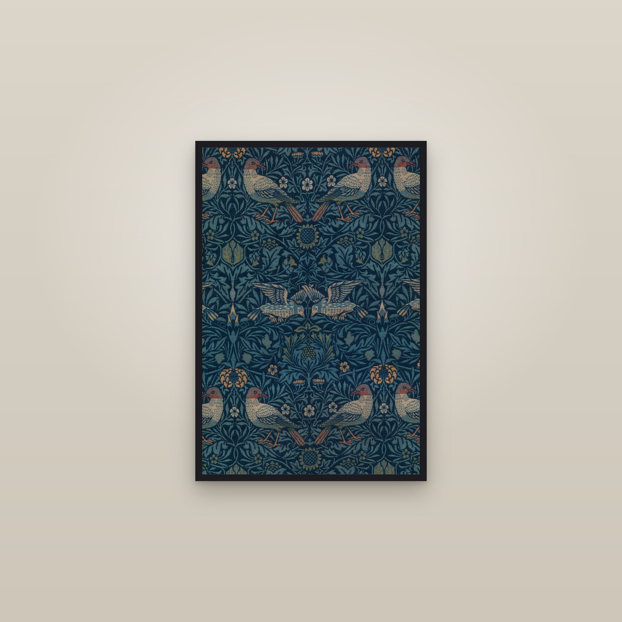 Bird — framed in a gallery setting