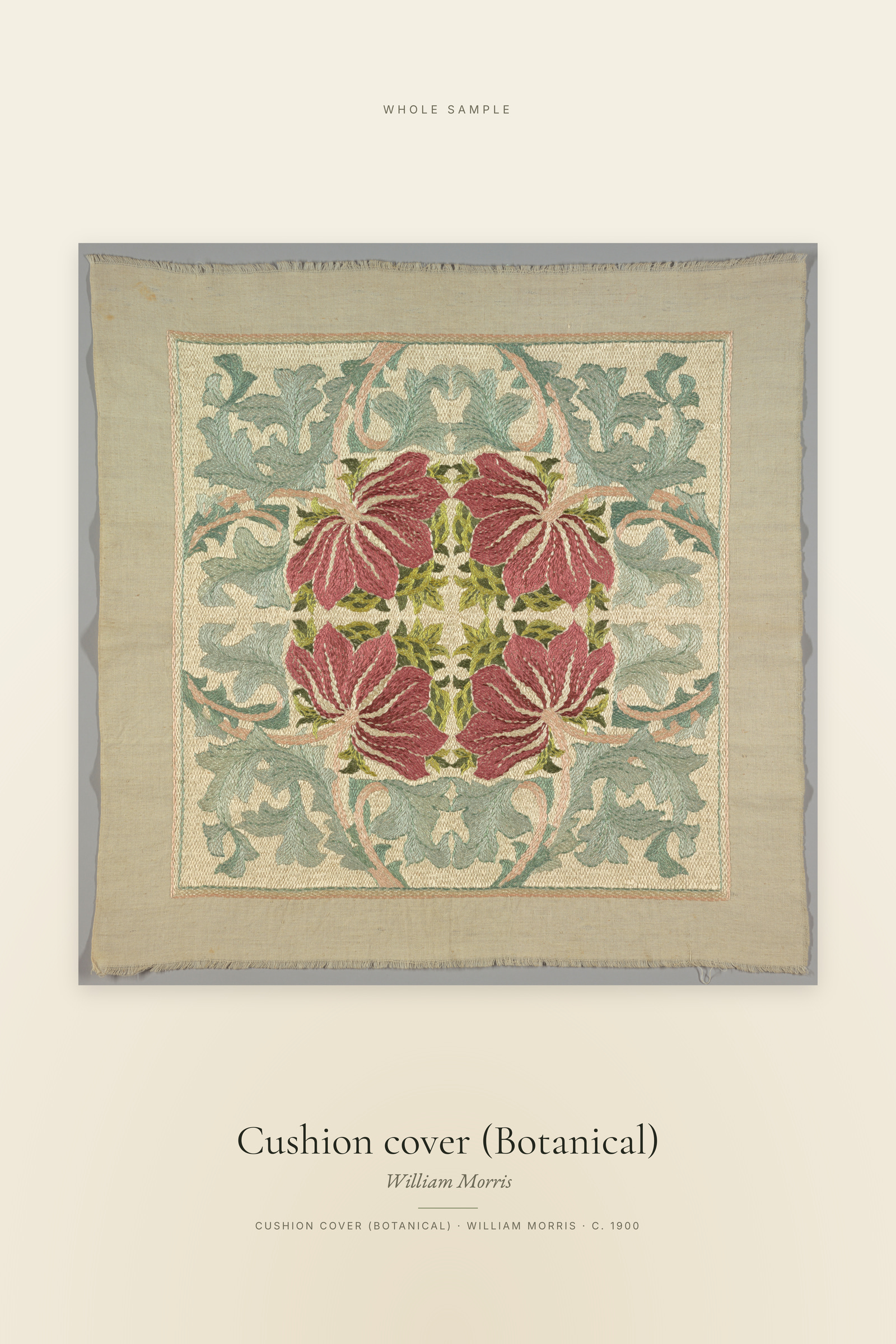 Cushion cover (Botanical)