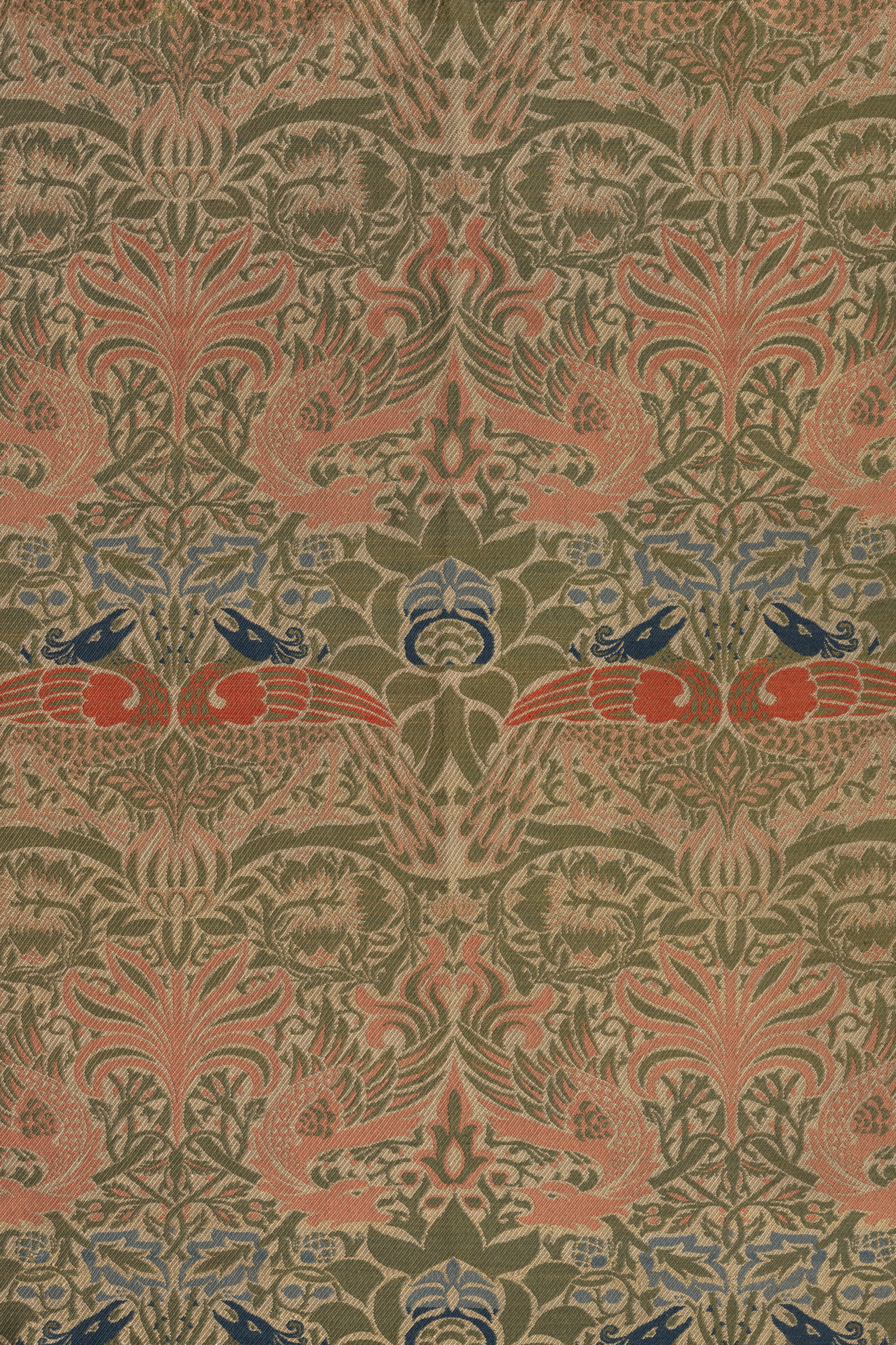 Peacock and Dragon (Olive)