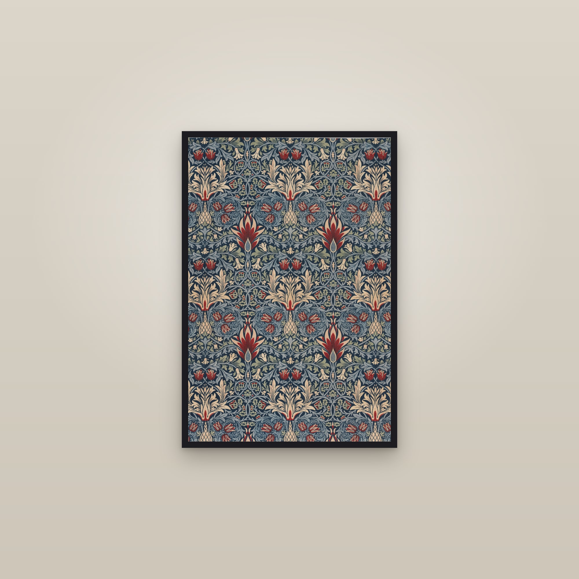 Snakeshead — framed in a gallery setting