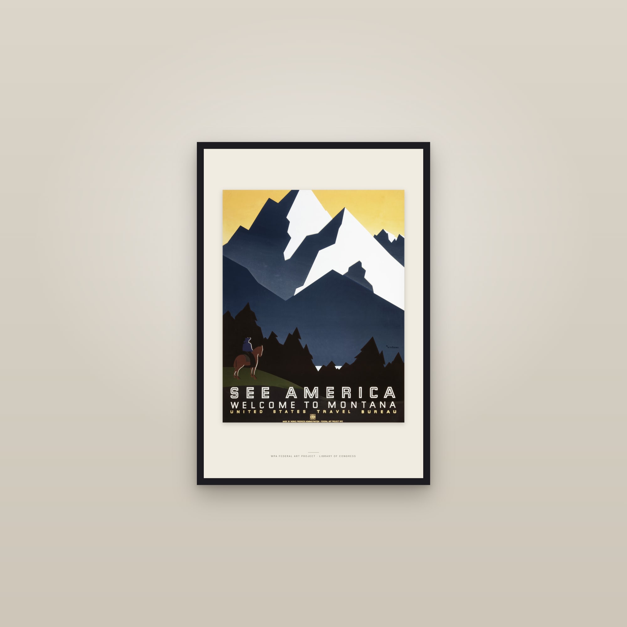 See America — Welcome to Montana (Blue Peaks)