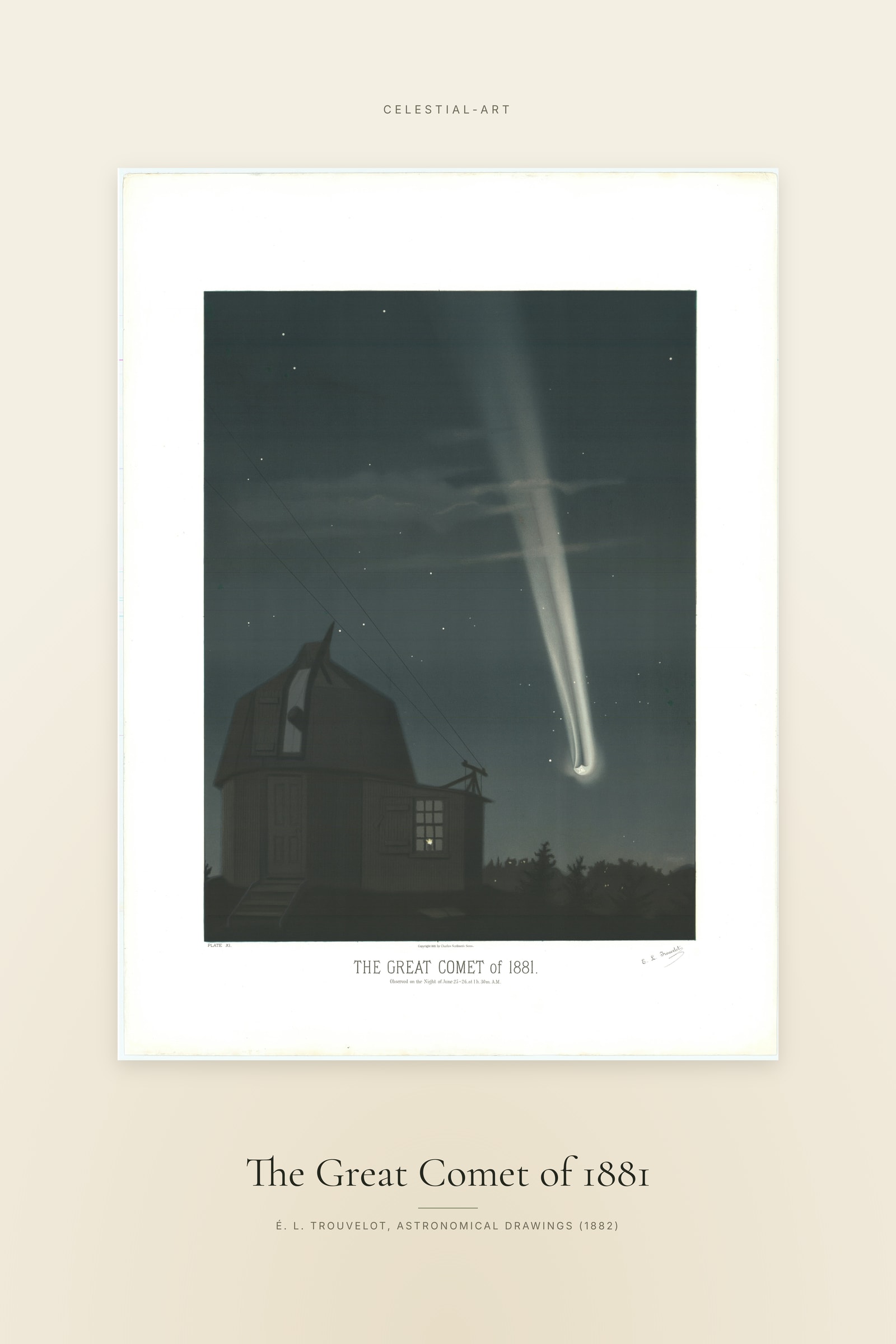 The Great Comet of 1881 — Specimen