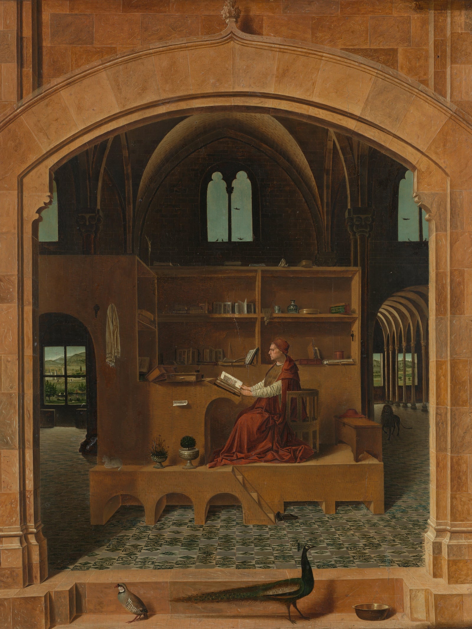 Saint Jerome in His Study (Antonello Full) — Full-Bleed Edition