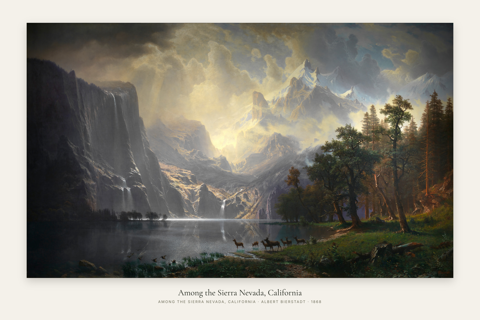 Among the Sierra Nevada, California