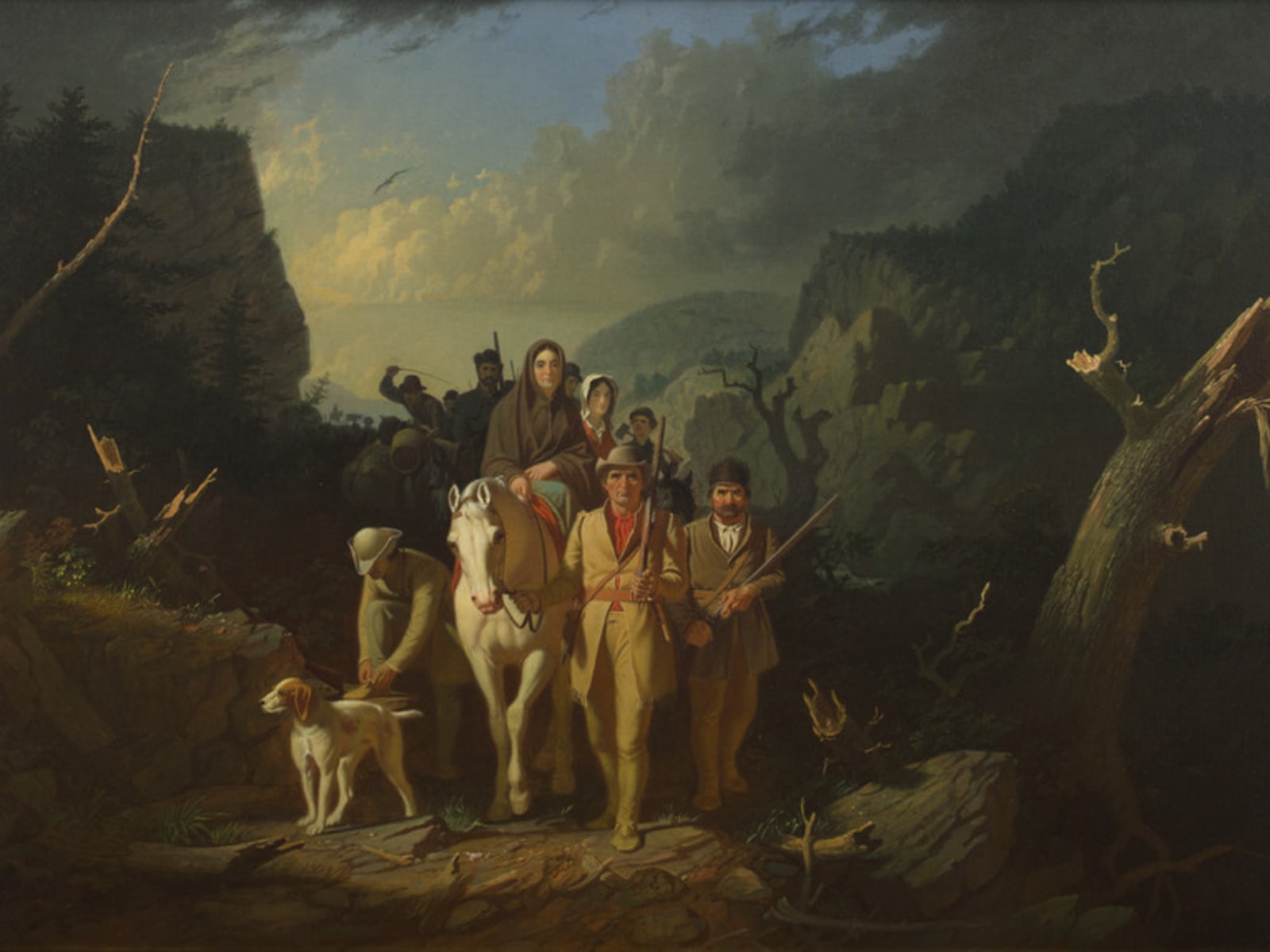 Daniel Boone Escorting Settlers through the Cumberland Gap (Full) — Full-Bleed Edition