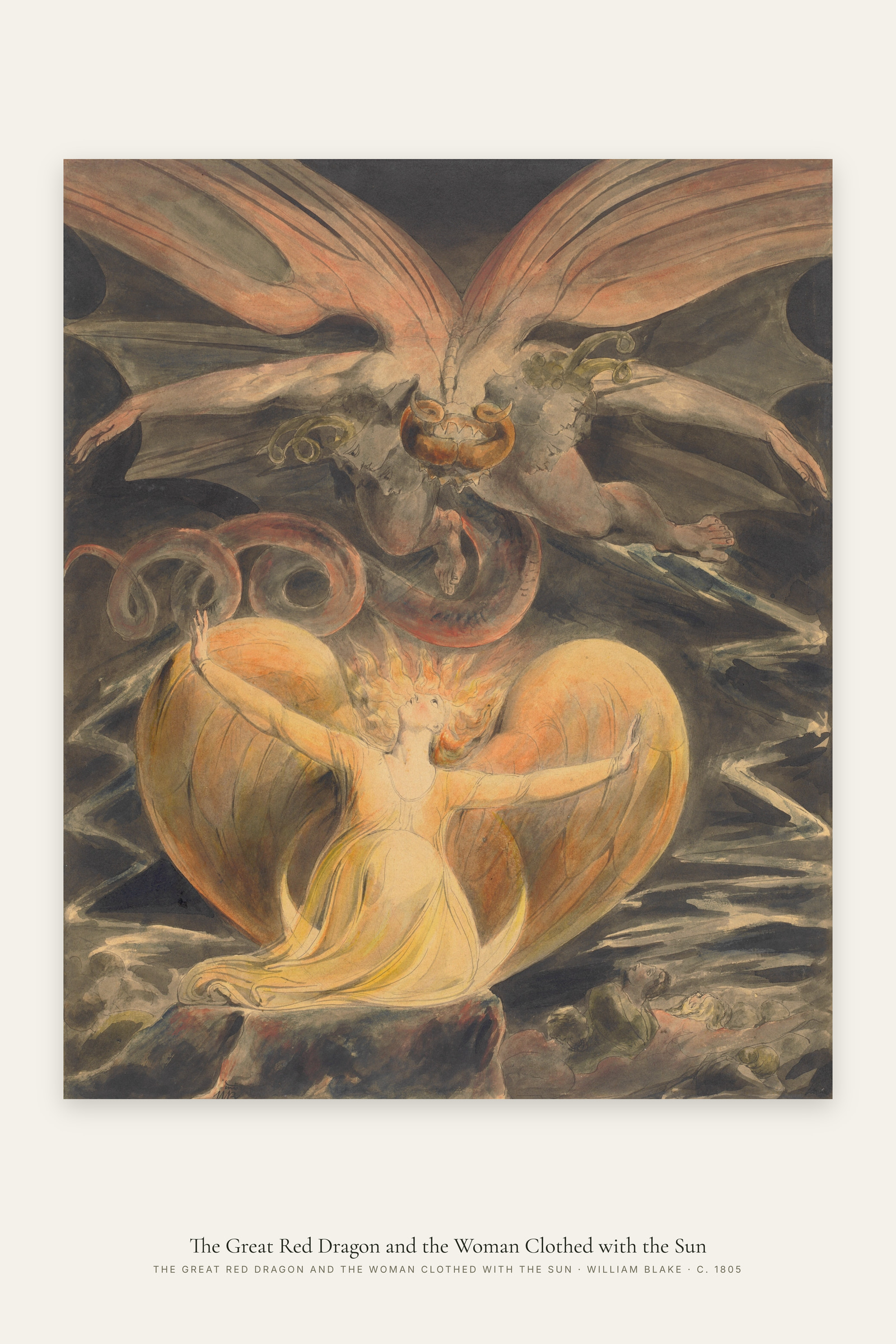 The Great Red Dragon and the Woman Clothed with the Sun