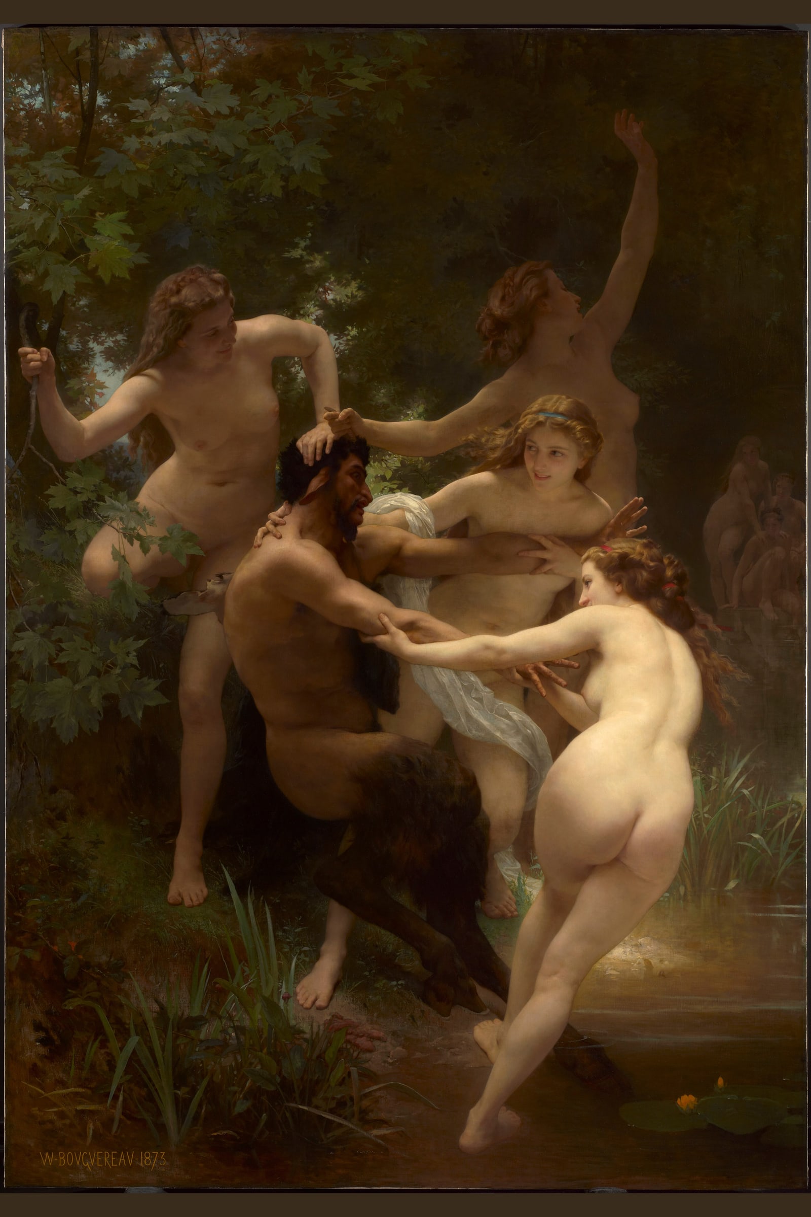 Nymphs and Satyr (Full) — Full-Bleed Edition