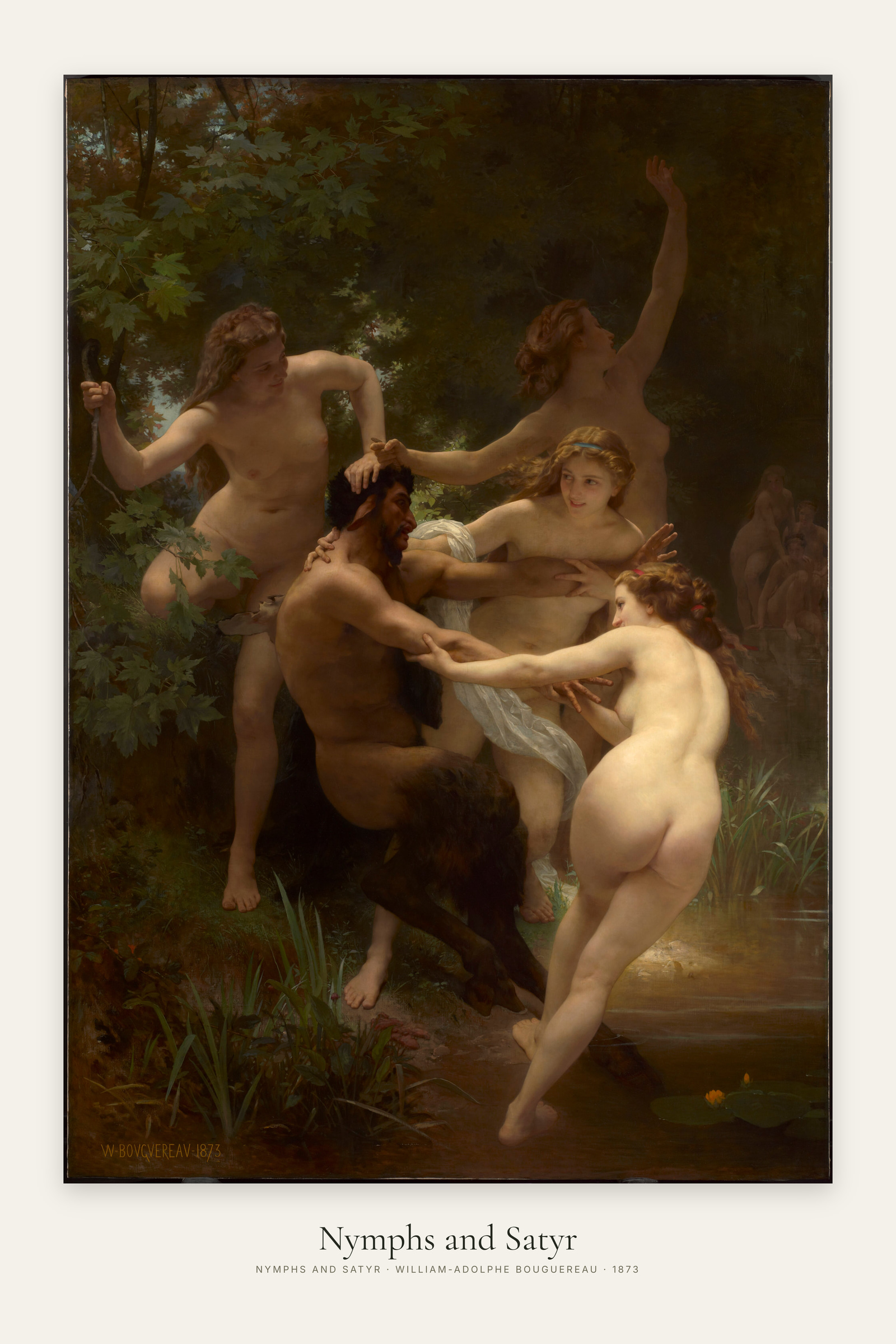 Nymphs and Satyr
