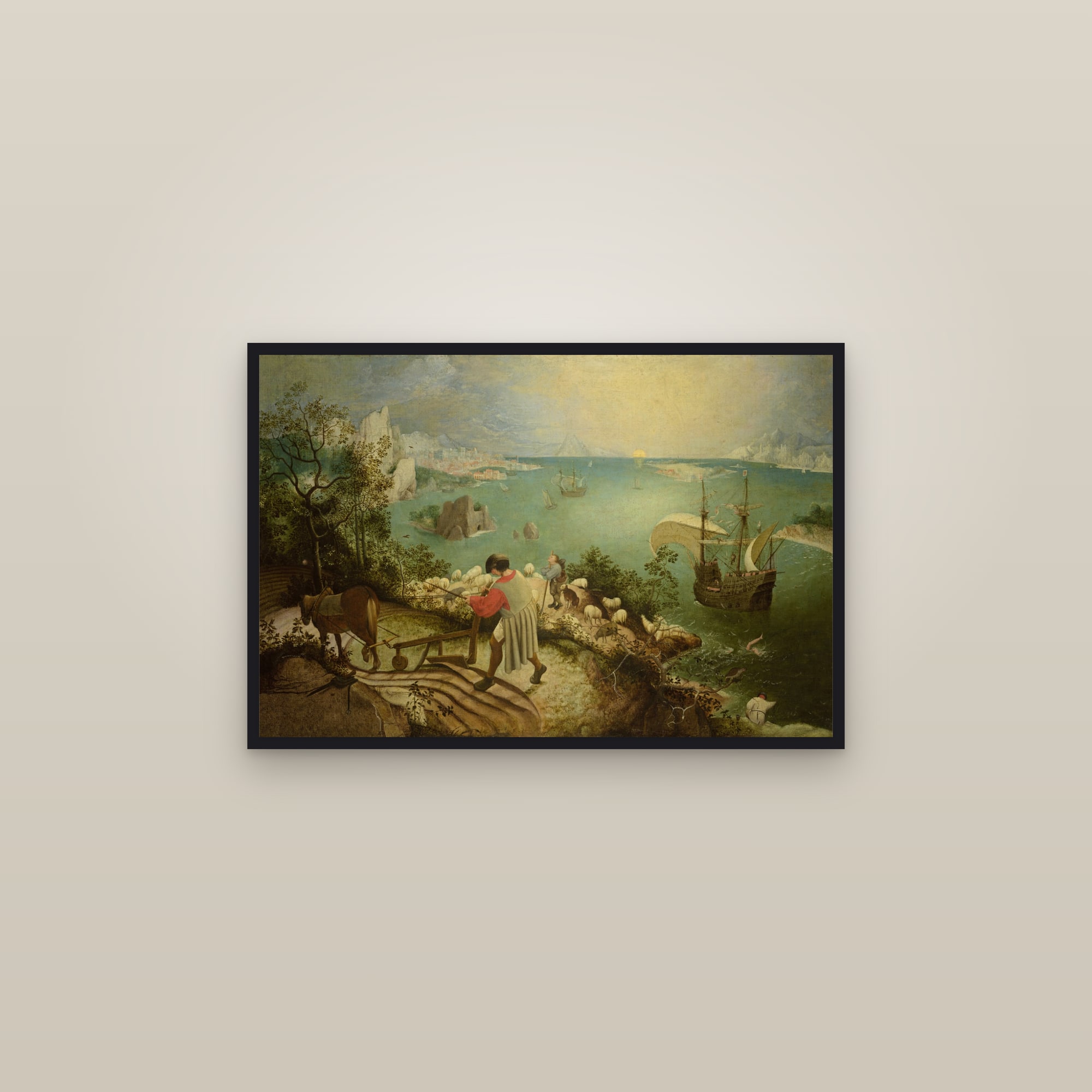 Landscape with the Fall of Icarus (Full) — Full-Bleed Edition