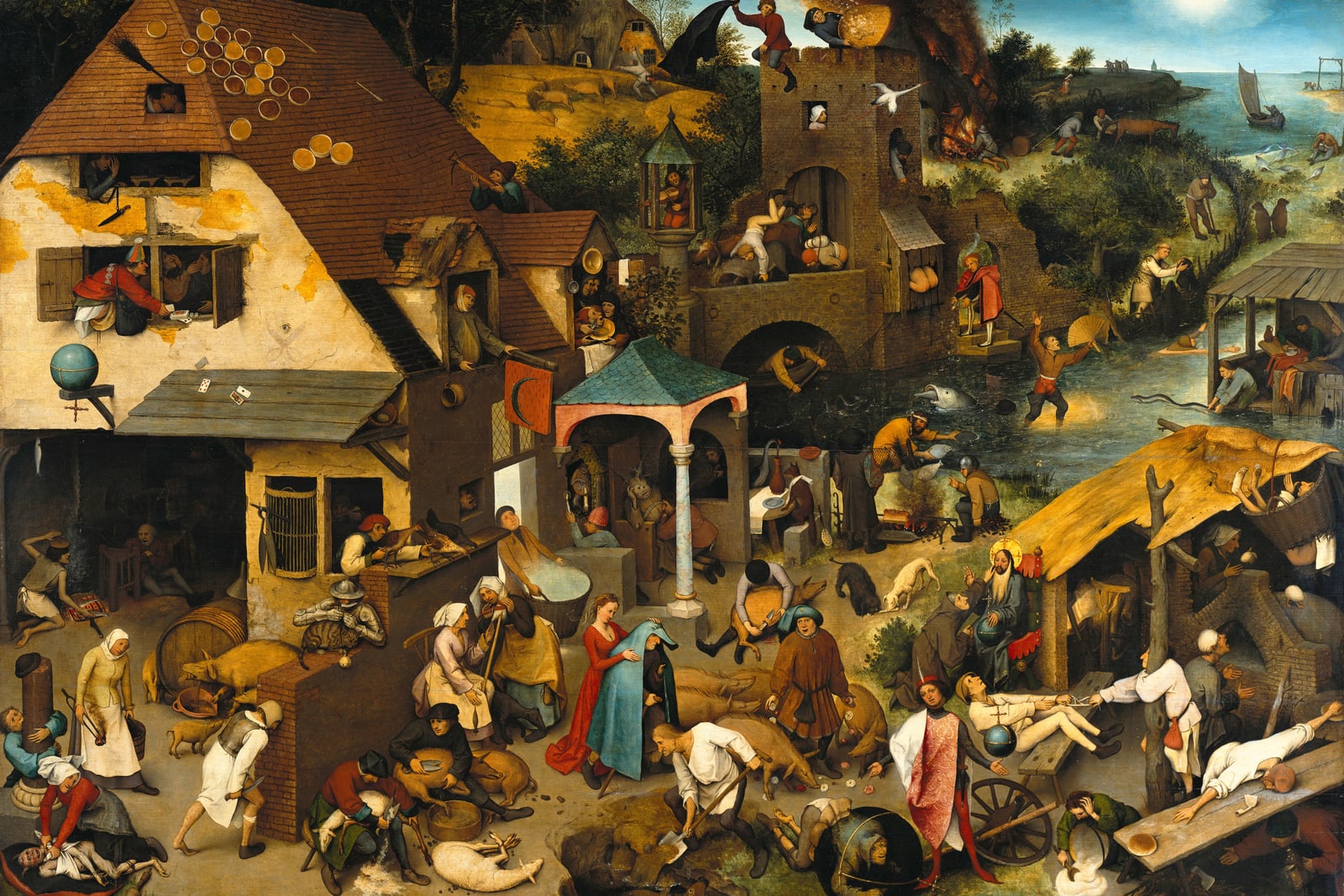 Netherlandish Proverbs (Full) — Full-Bleed Edition