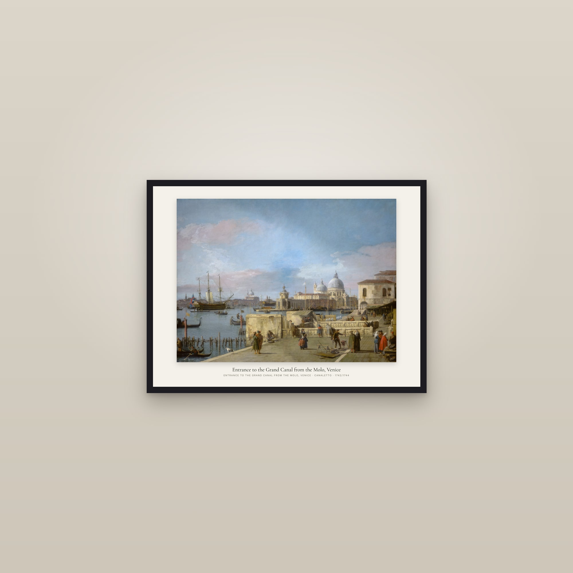 Entrance to the Grand Canal from the Molo, Venice