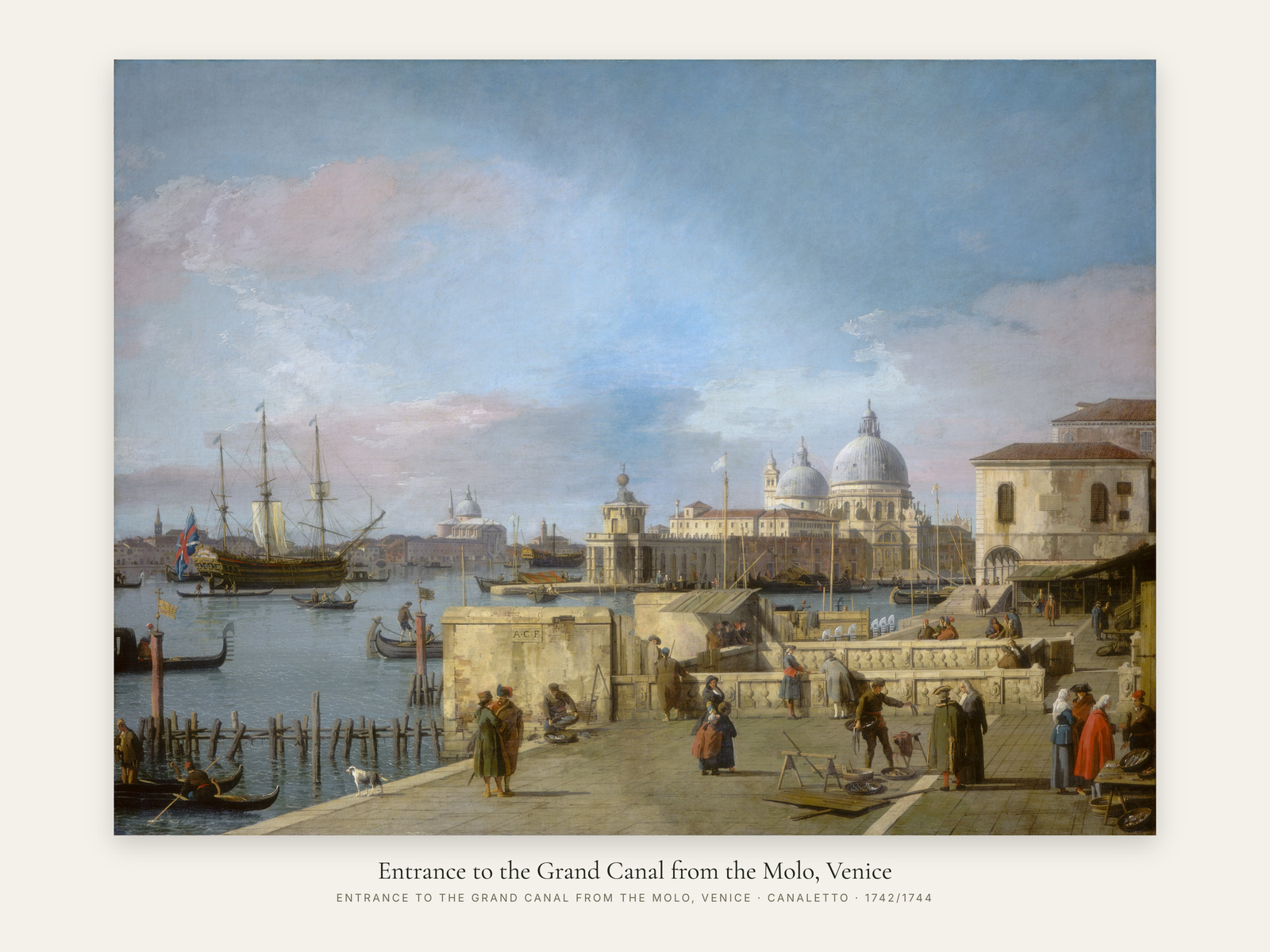Entrance to the Grand Canal from the Molo, Venice
