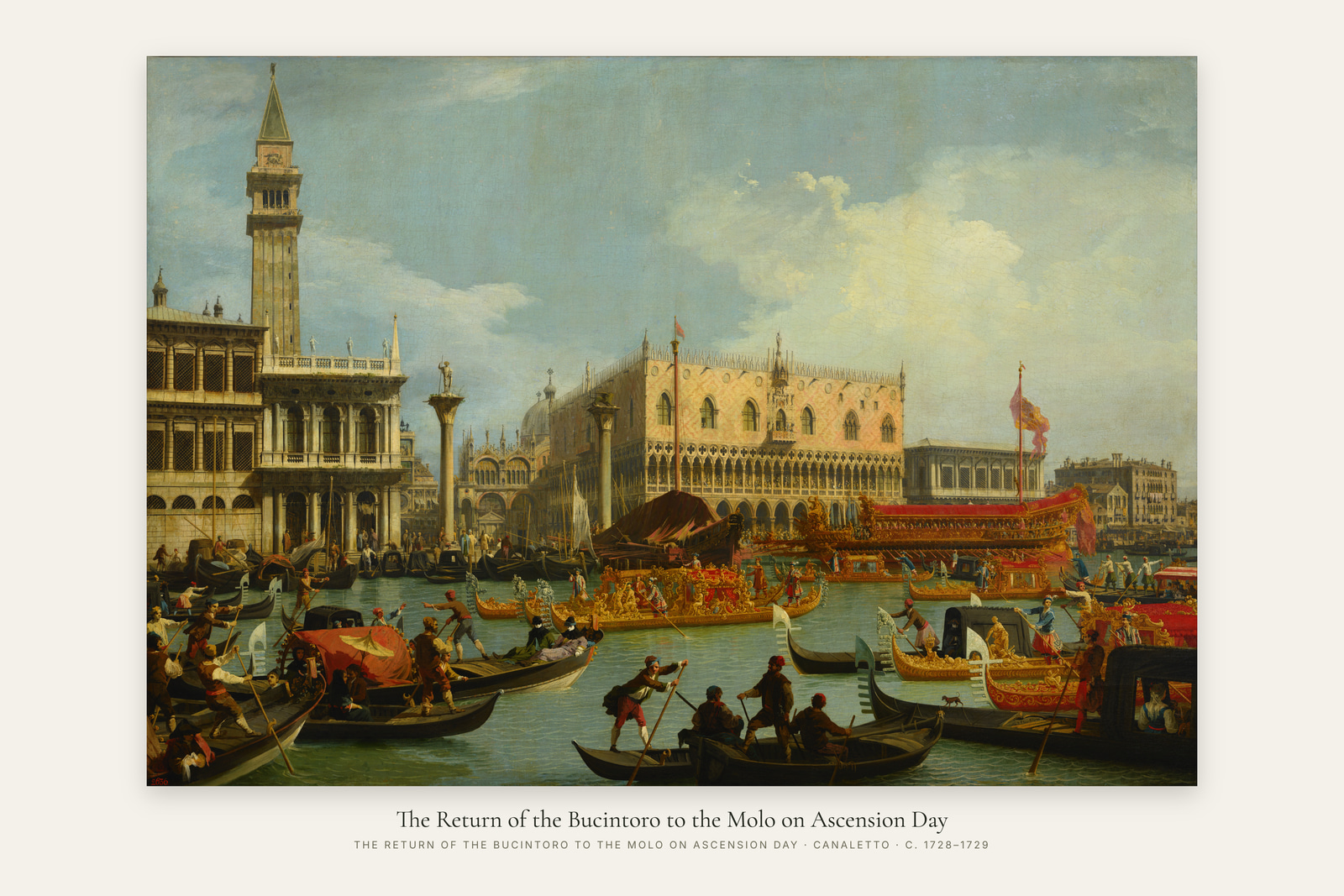 The Return of the Bucintoro to the Molo on Ascension Day