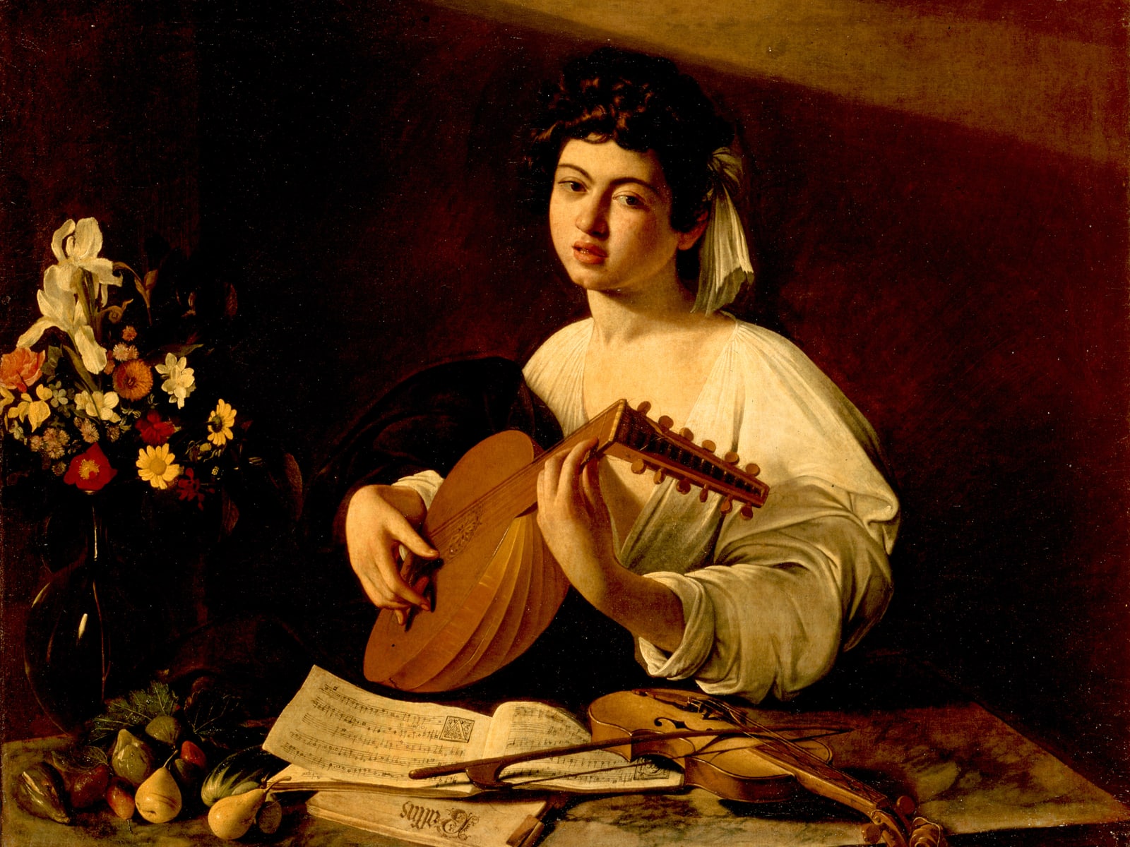 The Lute Player (Full) — Full-Bleed Edition