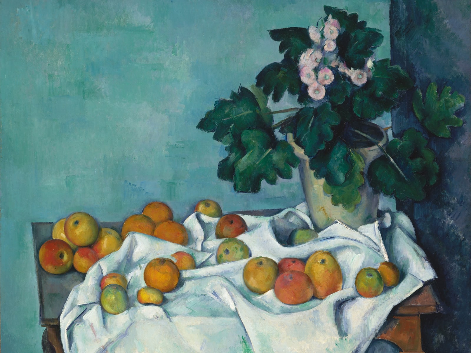 Still Life with Apples and a Pot of Primroses (Full) — Full-Bleed Edition