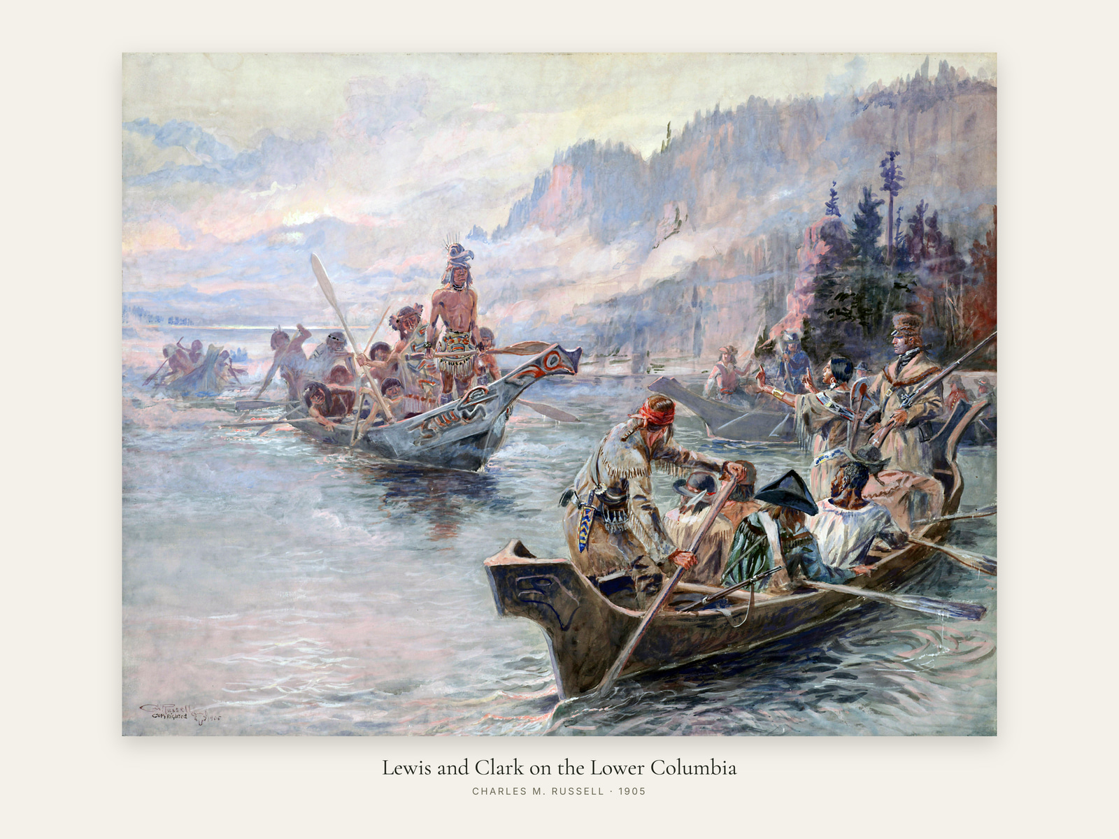 Lewis and Clark on the Lower Columbia