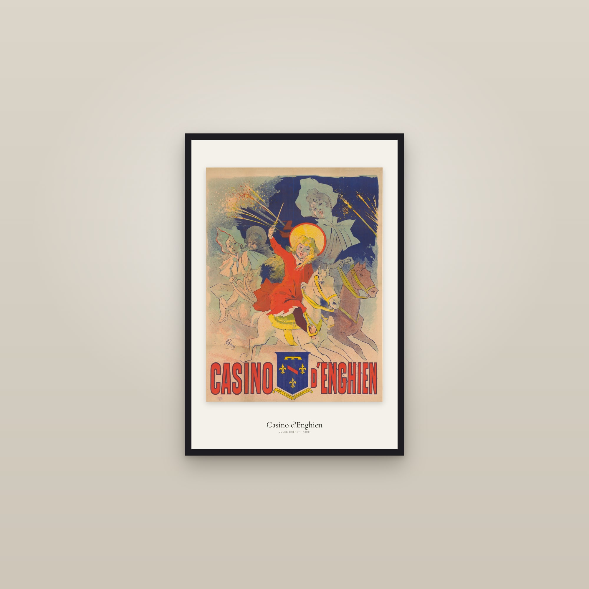Casino d'Enghien — framed in a gallery setting