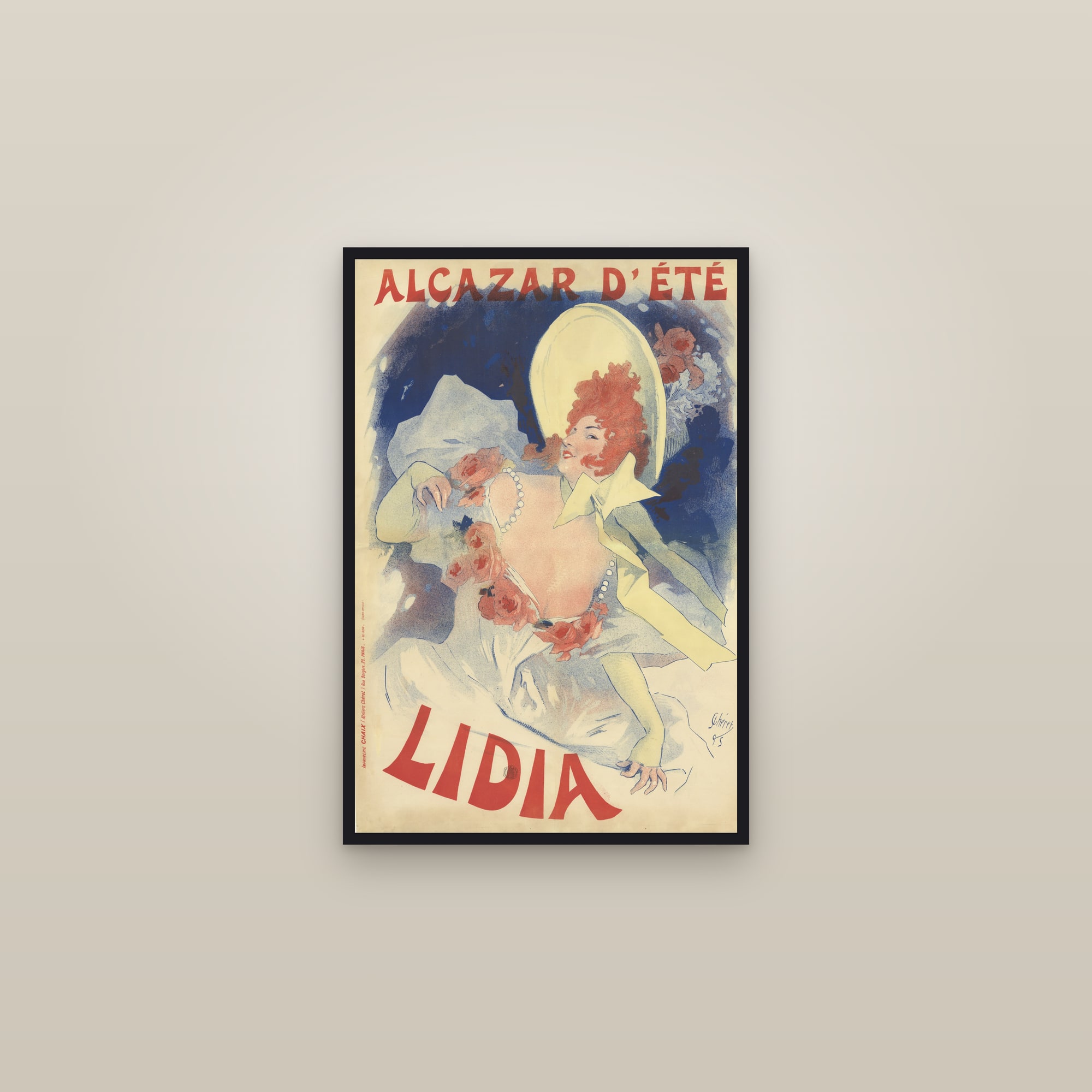 Alcazar d'Été: Lidia (Full) — Full-Bleed Edition — framed in a gallery setting