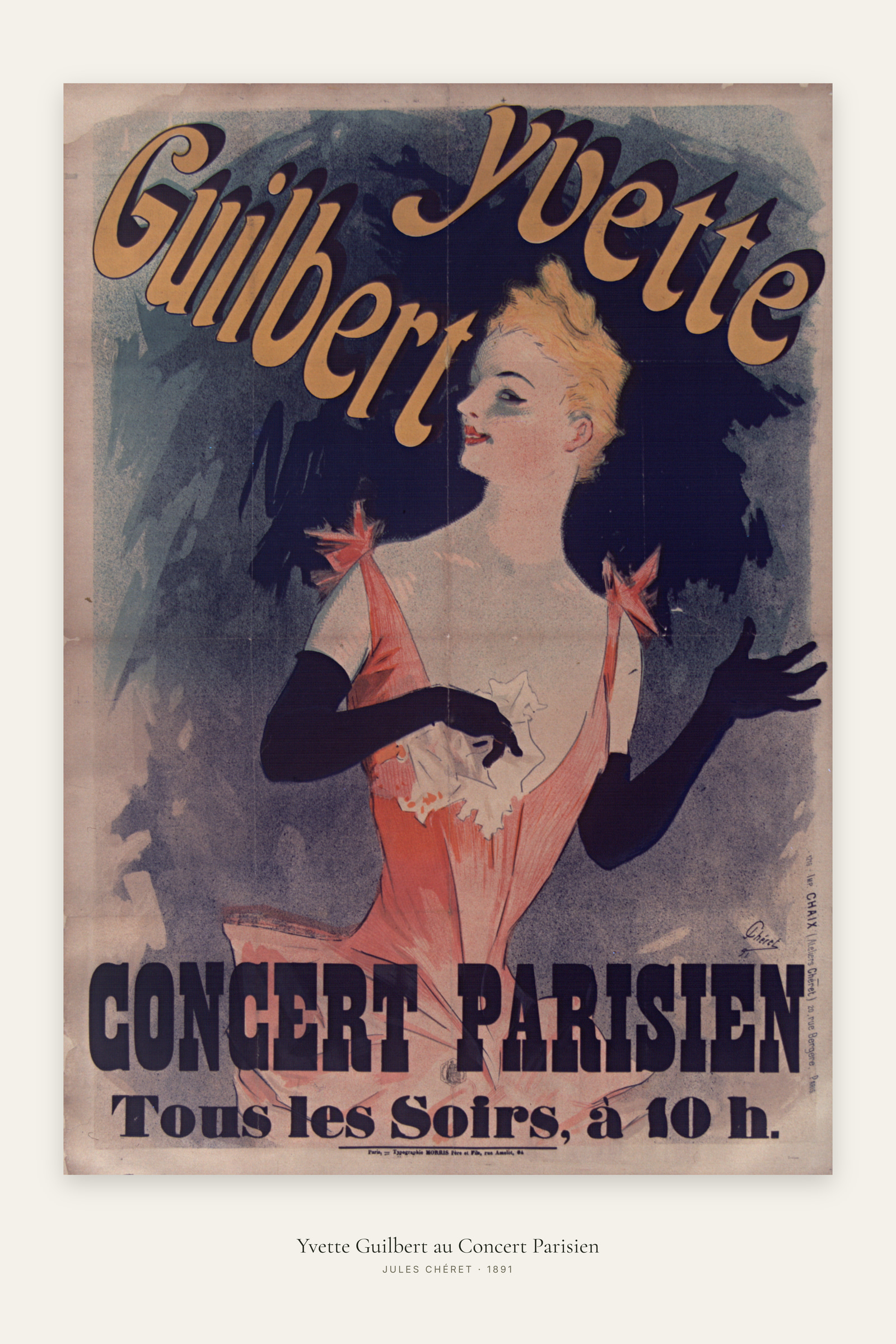 Yvette Guilbert au Concert Parisien