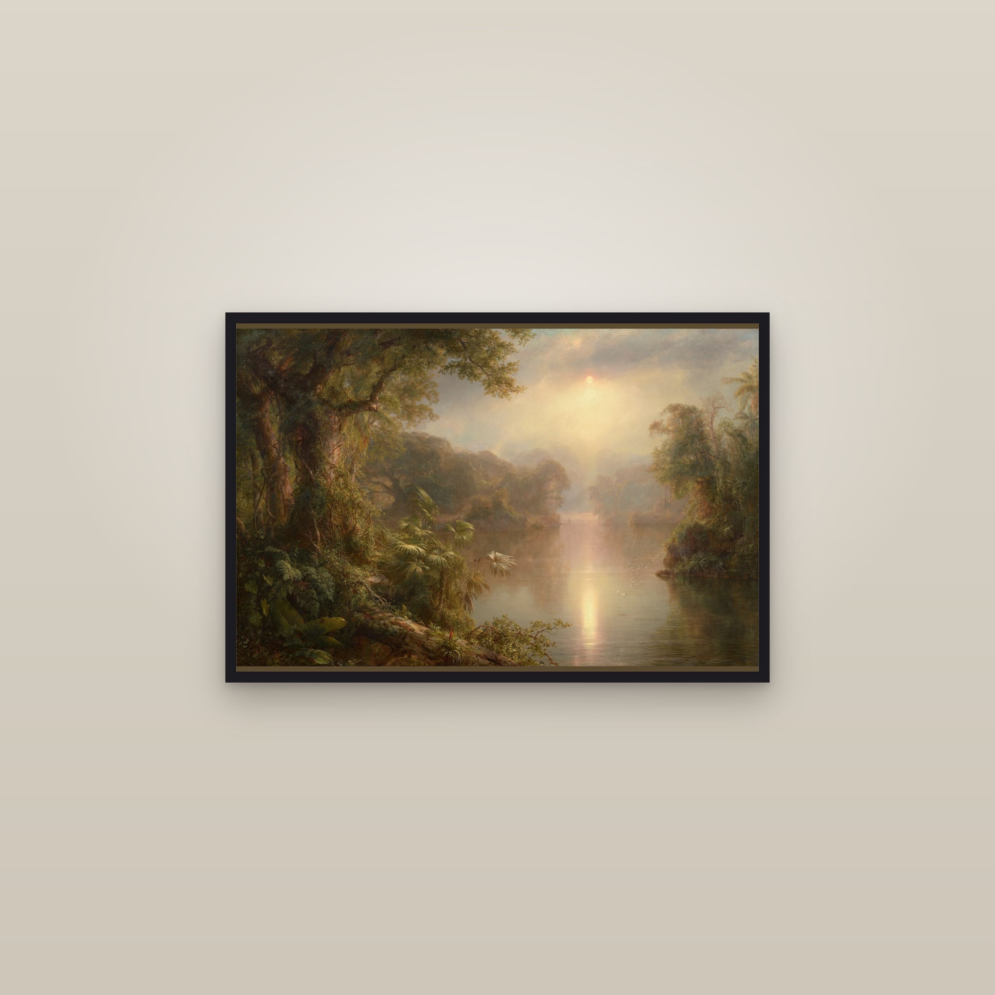 El Rio de Luz (The River of Light) (Full) — Full-Bleed Edition — framed in a gallery setting