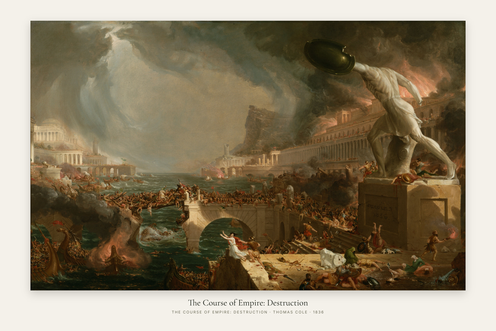 The Course of Empire: Destruction