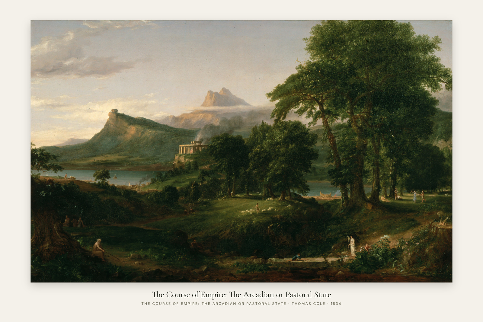 The Course of Empire: The Arcadian or Pastoral State