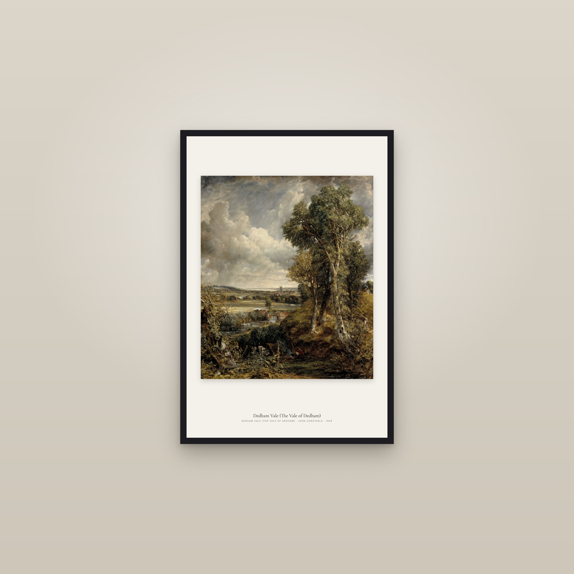Dedham Vale (The Vale of Dedham) — framed in a gallery setting