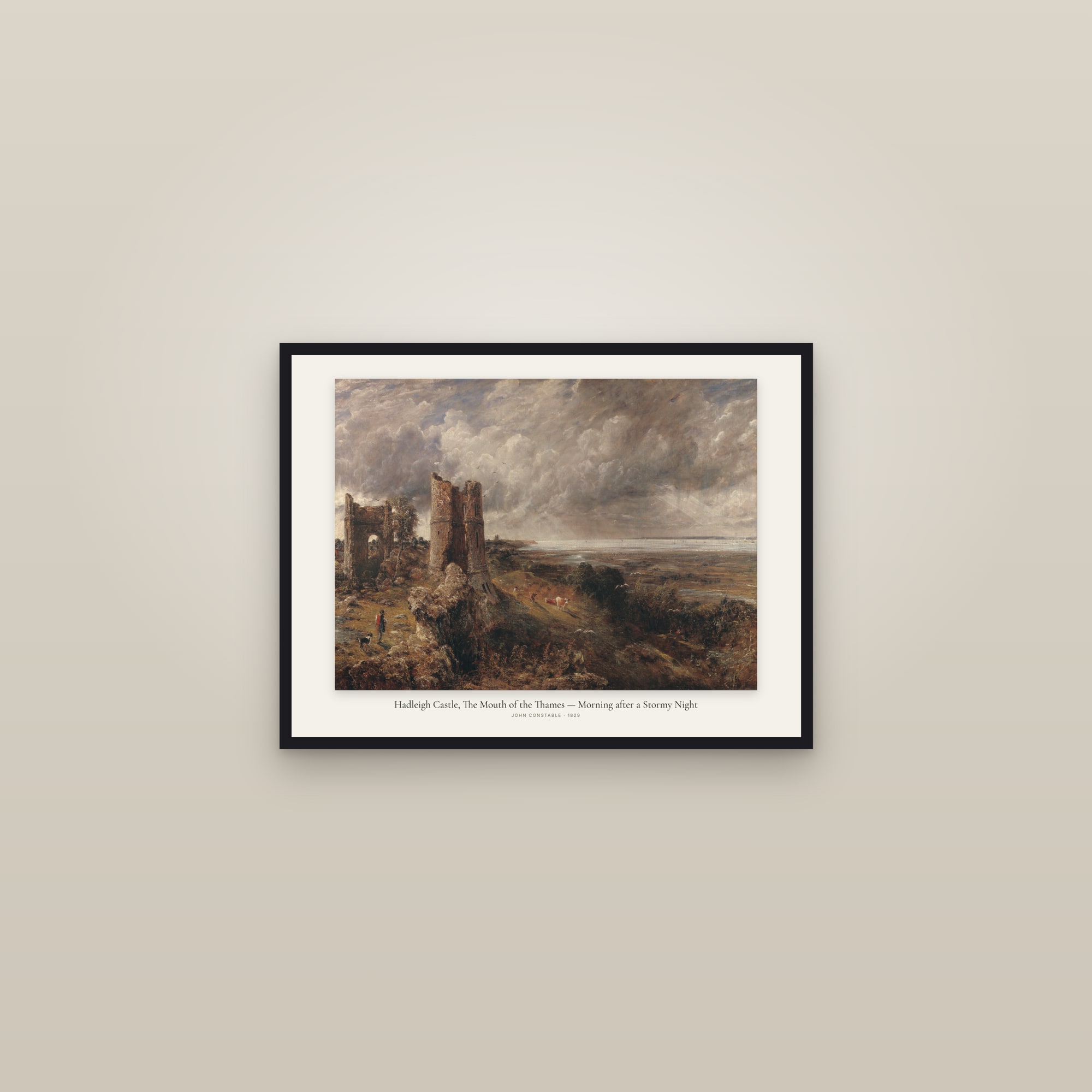 Hadleigh Castle, The Mouth of the Thames — Morning after a Stormy Night