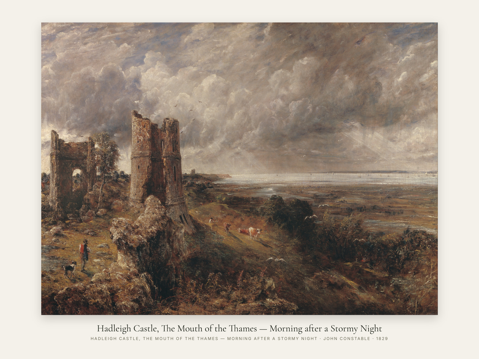 Hadleigh Castle, The Mouth of the Thames — Morning after a Stormy Night