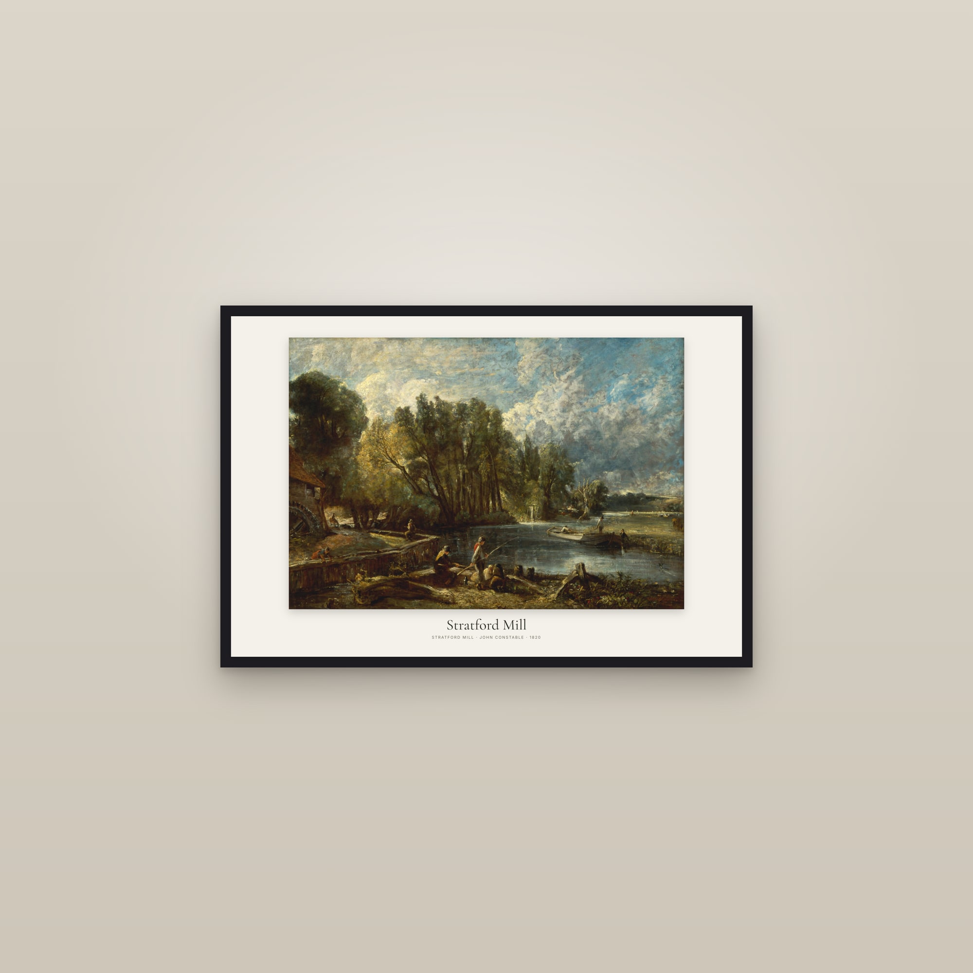 Stratford Mill — framed in a gallery setting