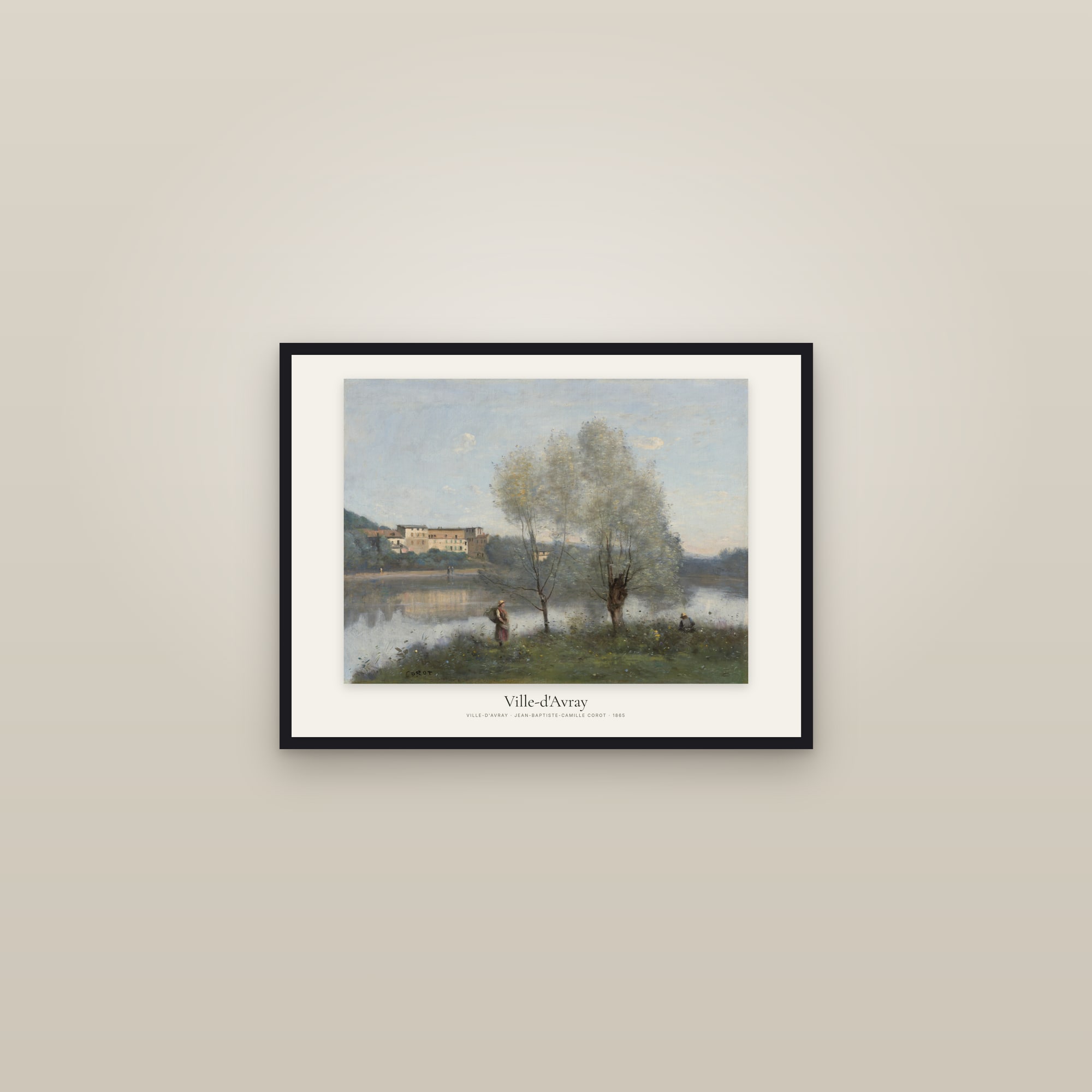 Ville-d'Avray — framed in a gallery setting