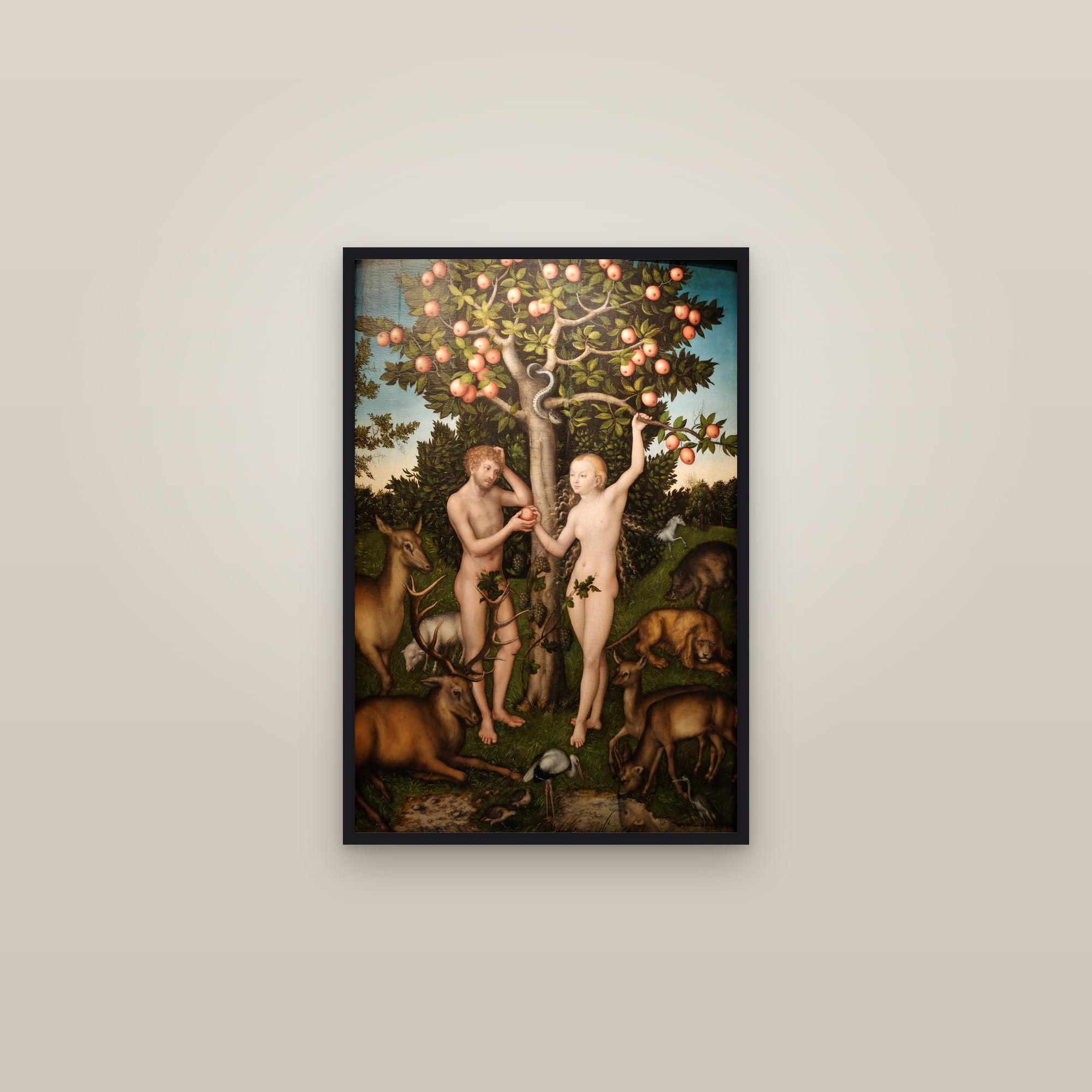 Adam and Eve (Cranach Full) — Full-Bleed Edition
