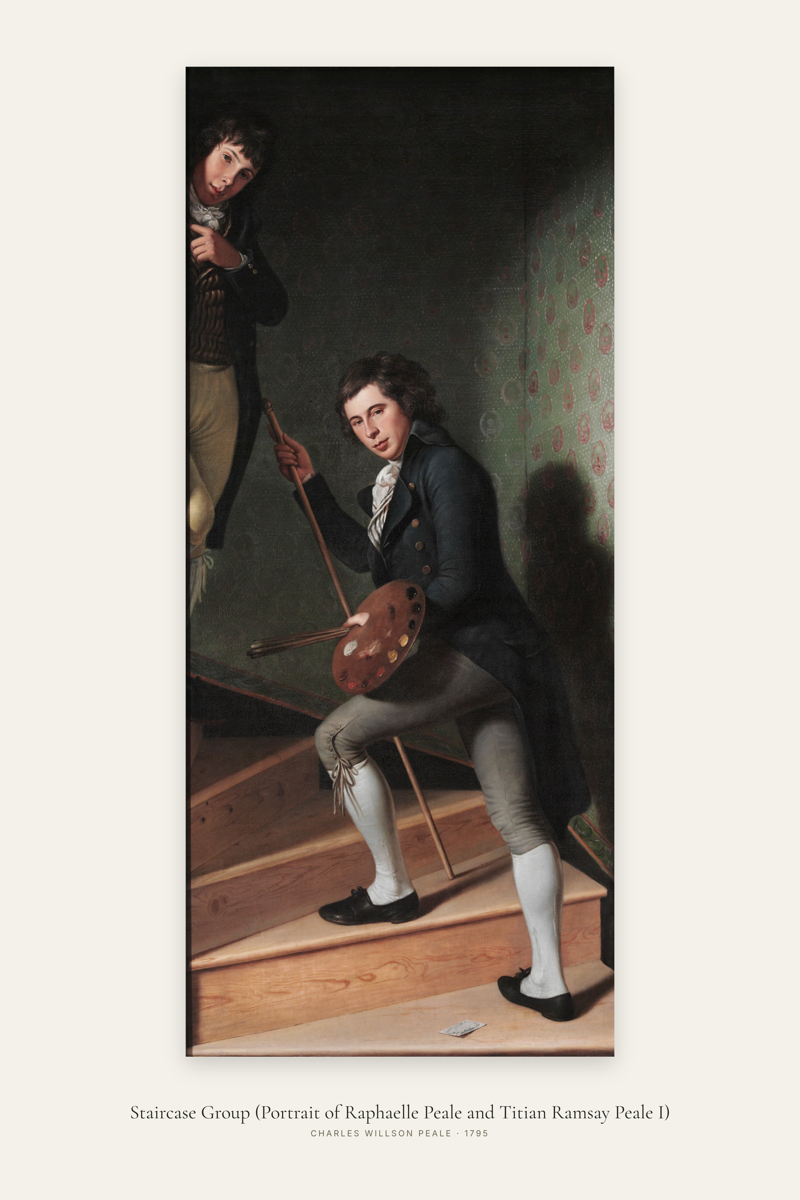 Staircase Group (Portrait of Raphaelle Peale and Titian Ramsay Peale I)