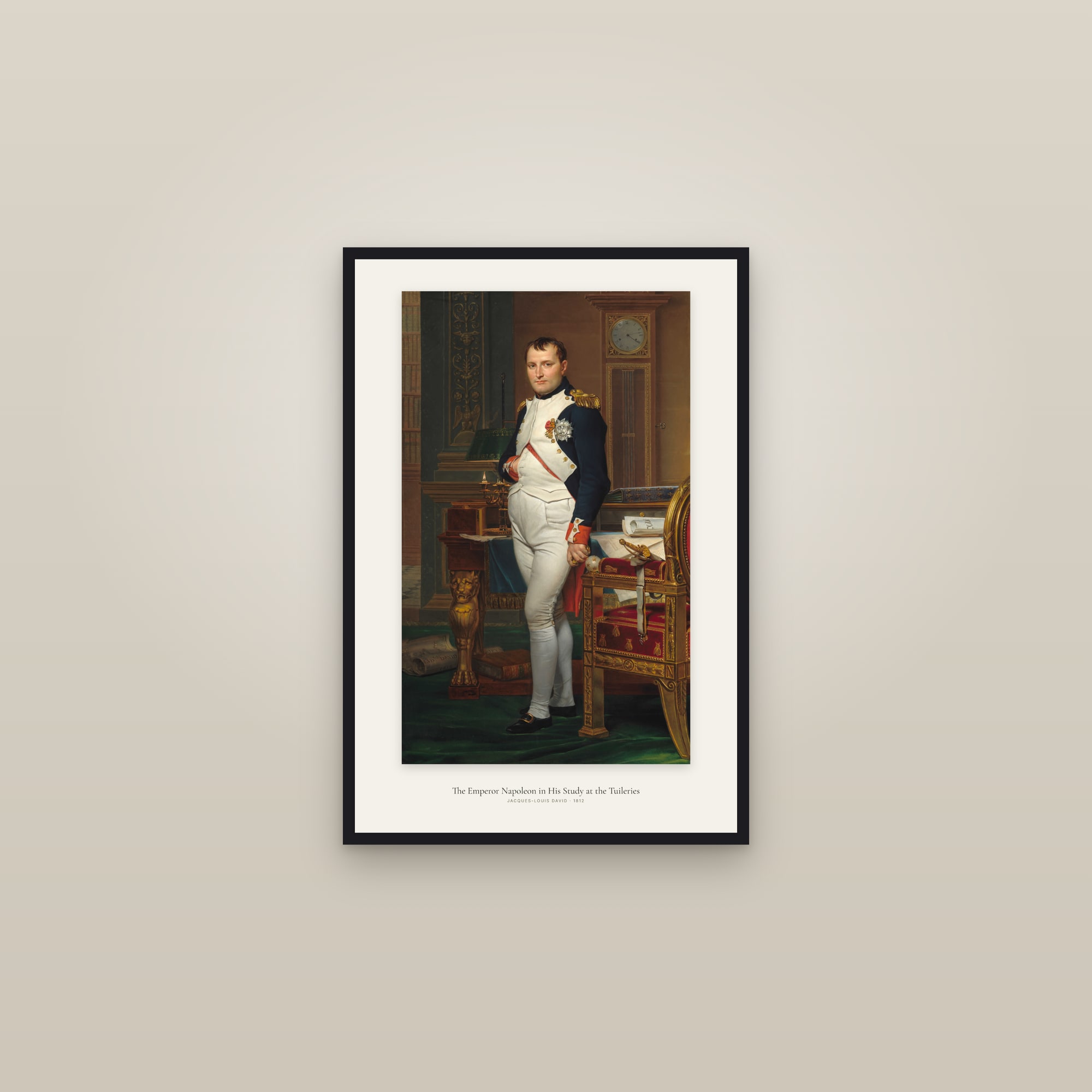 The Emperor Napoleon in His Study at the Tuileries