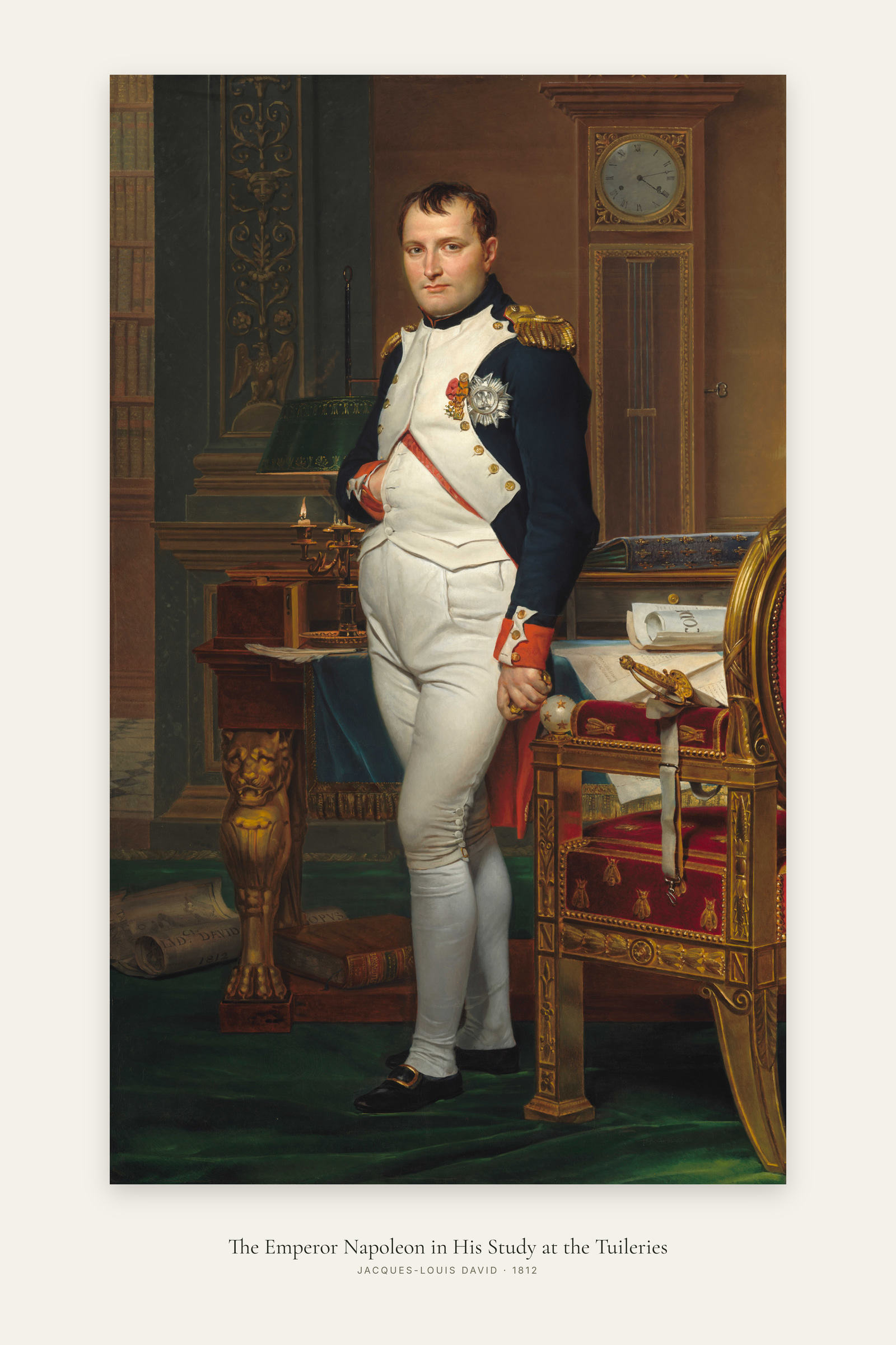 The Emperor Napoleon in His Study at the Tuileries