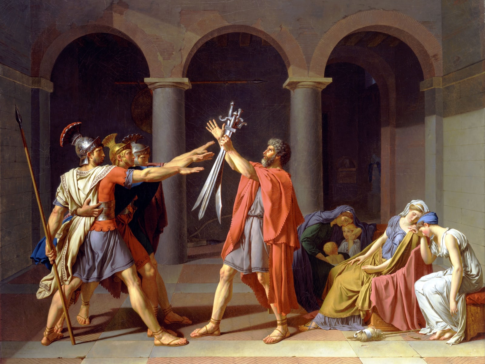 Oath of the Horatii (Full) — Full-Bleed Edition