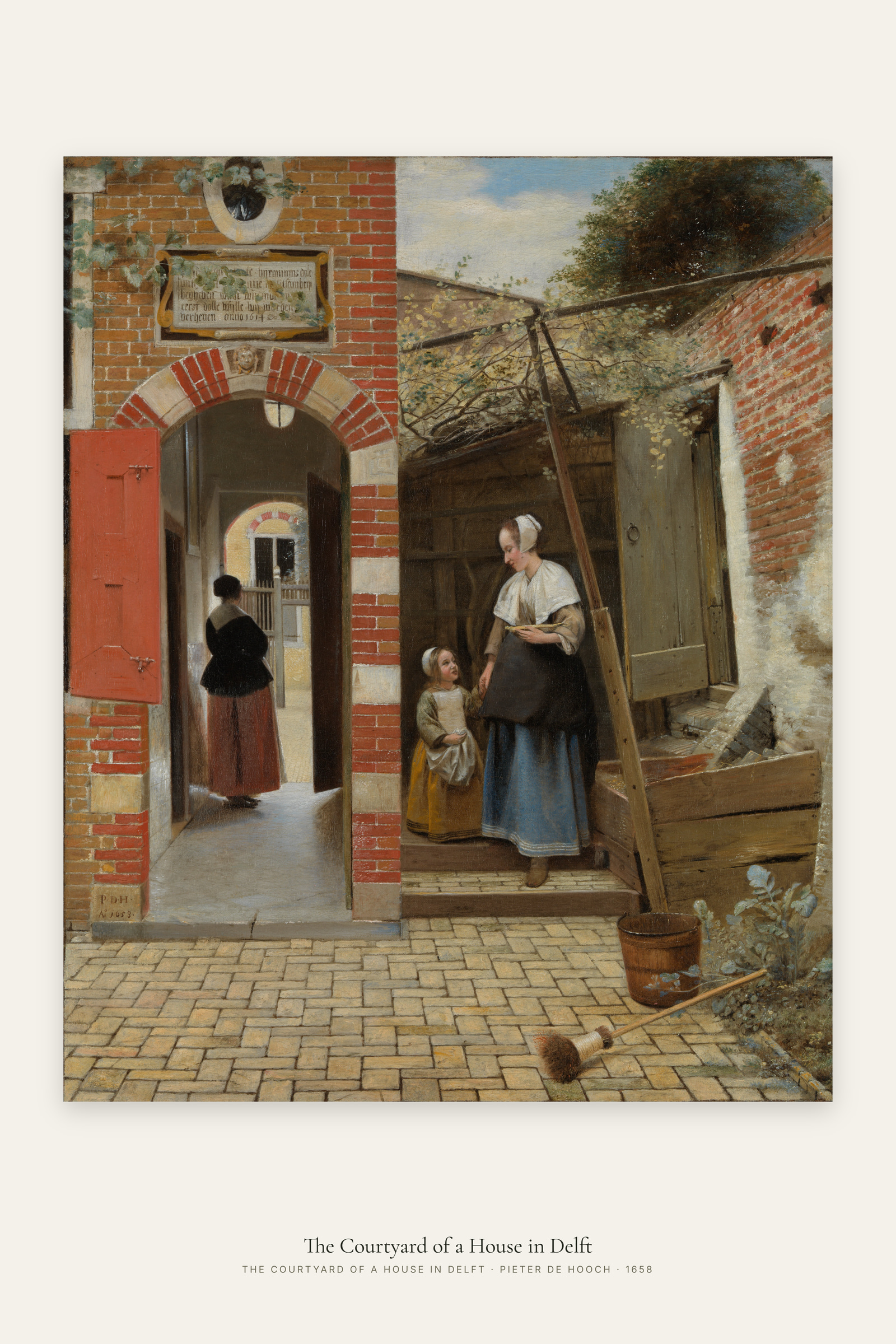 The Courtyard of a House in Delft
