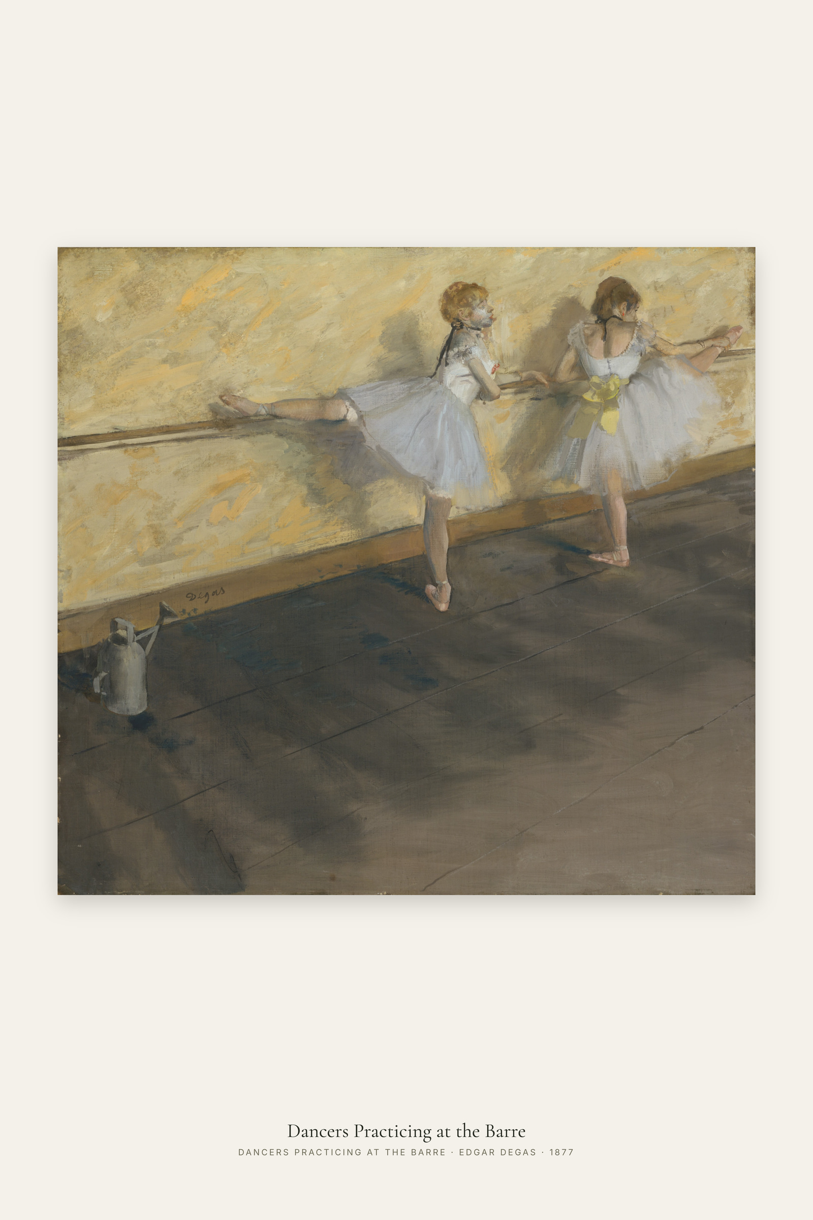 Dancers Practicing at the Barre