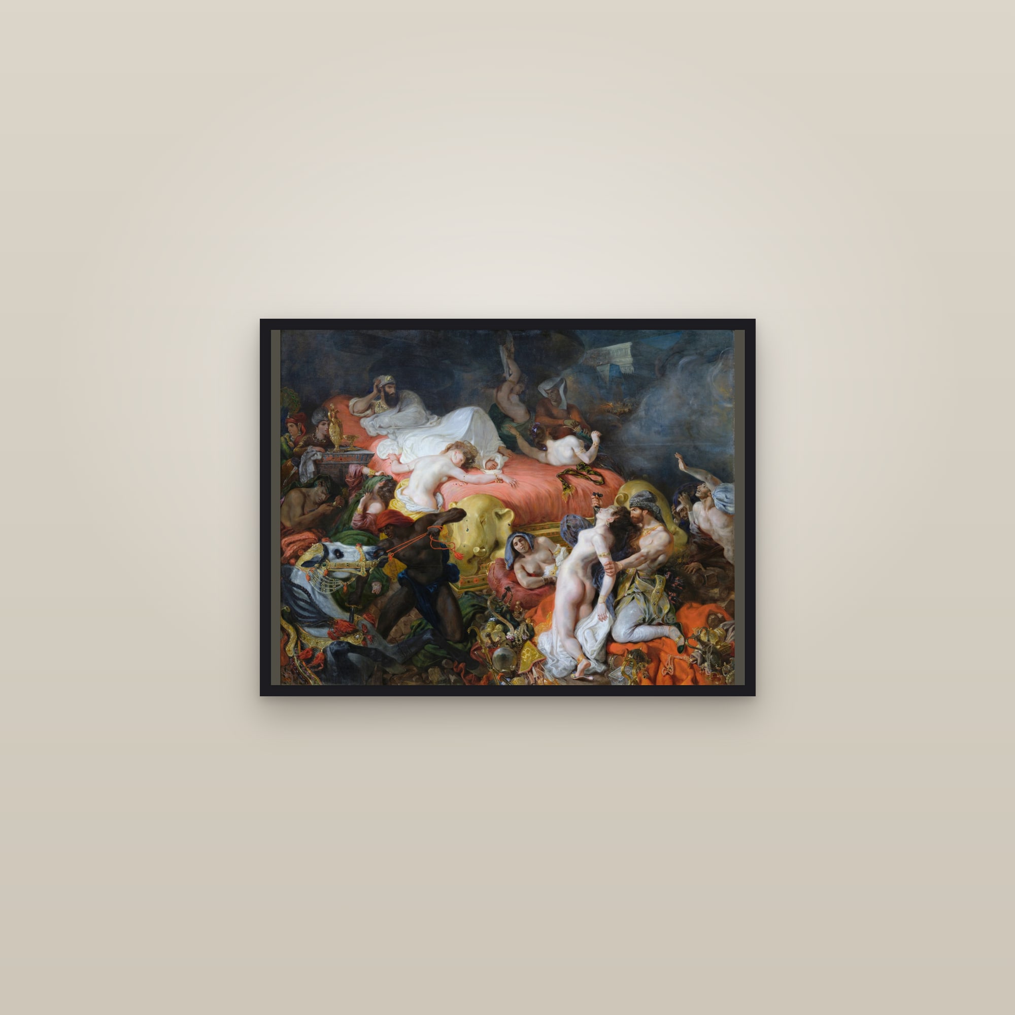 The Death of Sardanapalus (Full) — Full-Bleed Edition