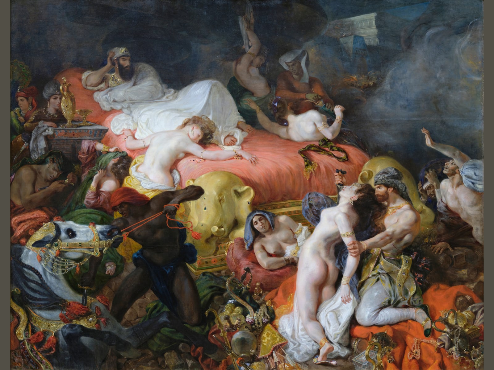 The Death of Sardanapalus (Full) — Full-Bleed Edition
