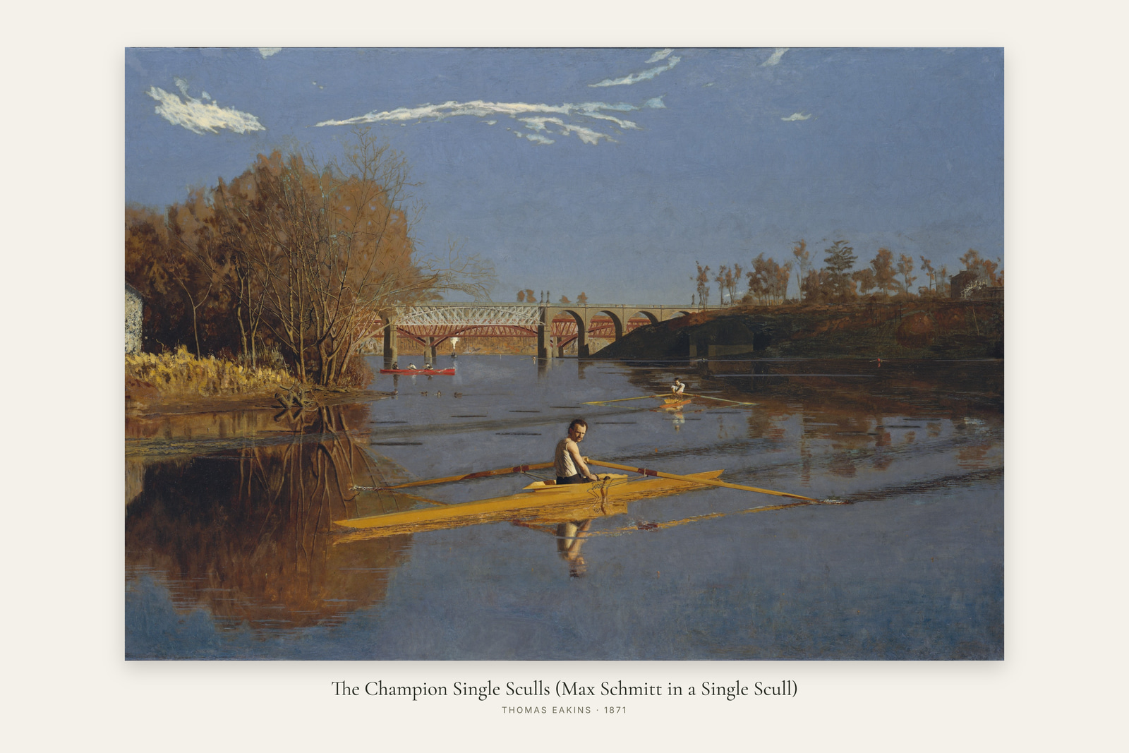 The Champion Single Sculls (Max Schmitt in a Single Scull)