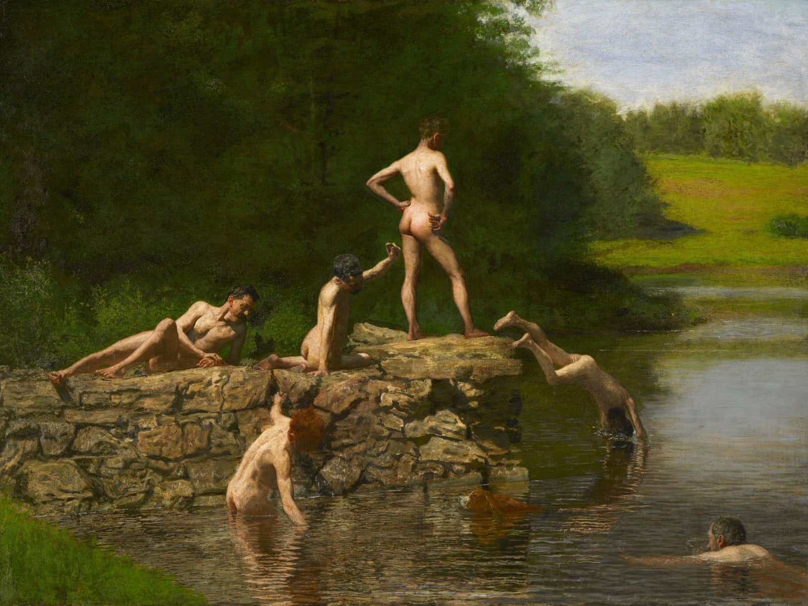 Swimming (The Swimming Hole) (Full) — Full-Bleed Edition
