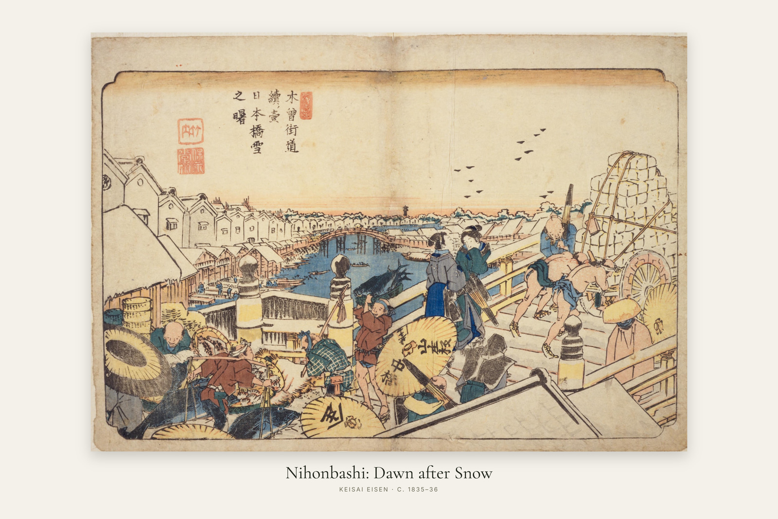 Nihonbashi: Dawn after Snow