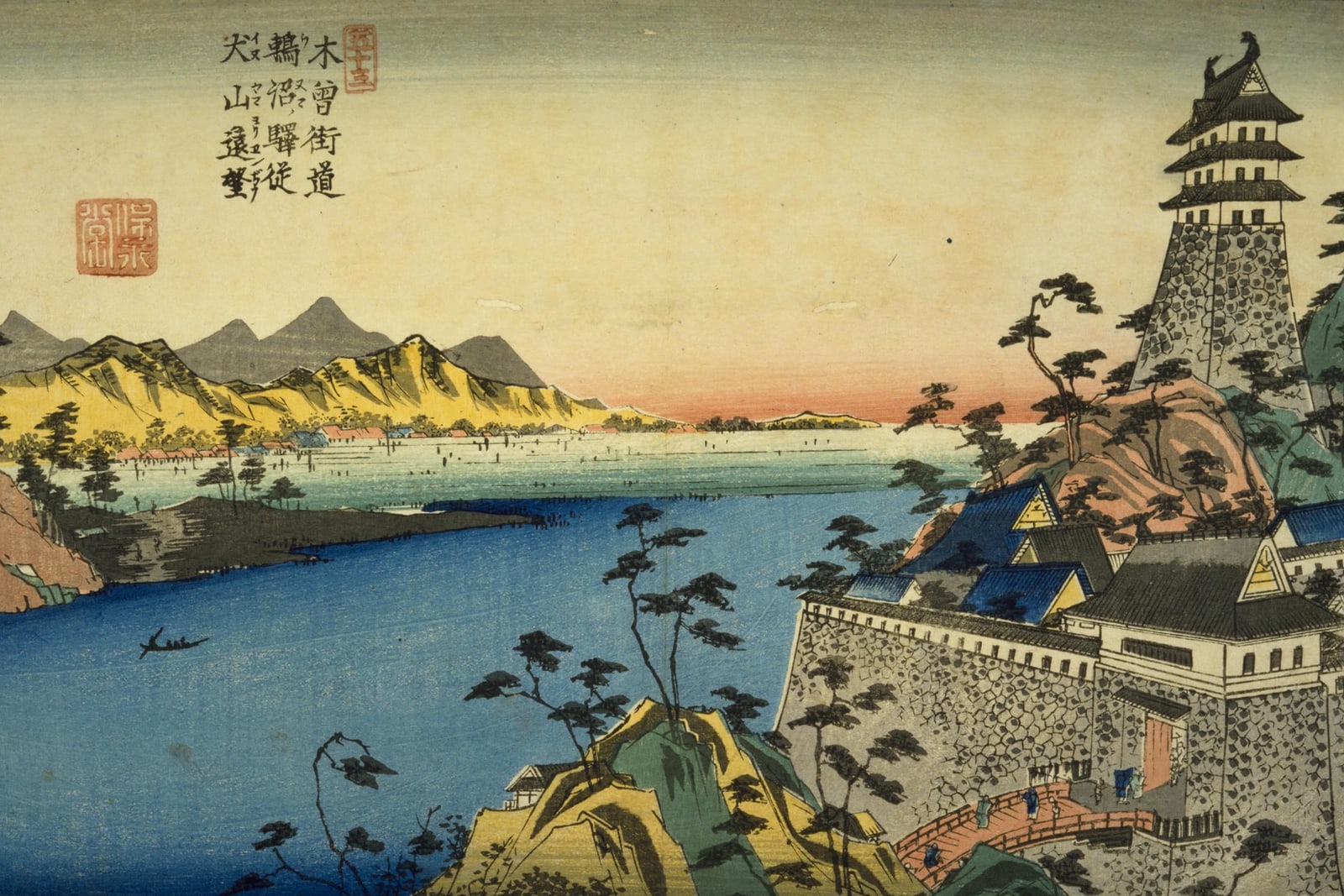 Unuma: Distant View of Inuyama Castle (Full) — Full-Bleed Edition