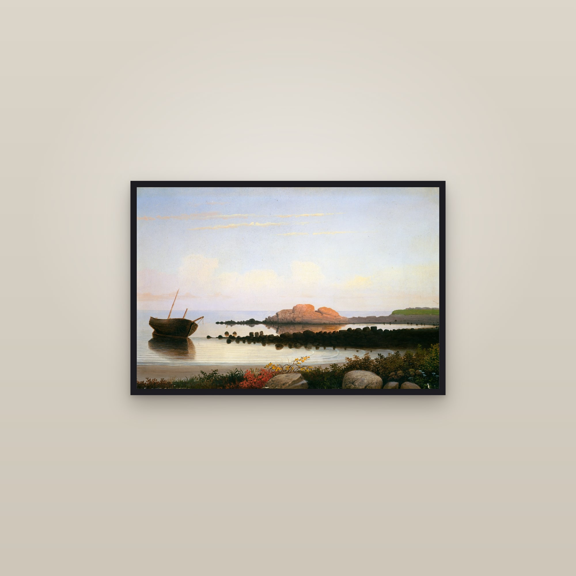 Brace's Rock, Eastern Point, Gloucester (Full) — Full-Bleed Edition — framed in a gallery setting