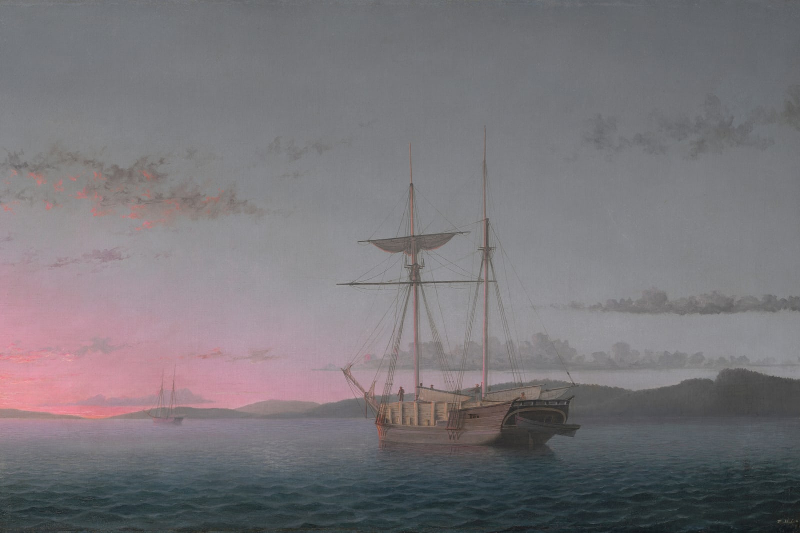 Lumber Schooners at Evening on Penobscot Bay (Full) — Full-Bleed Edition
